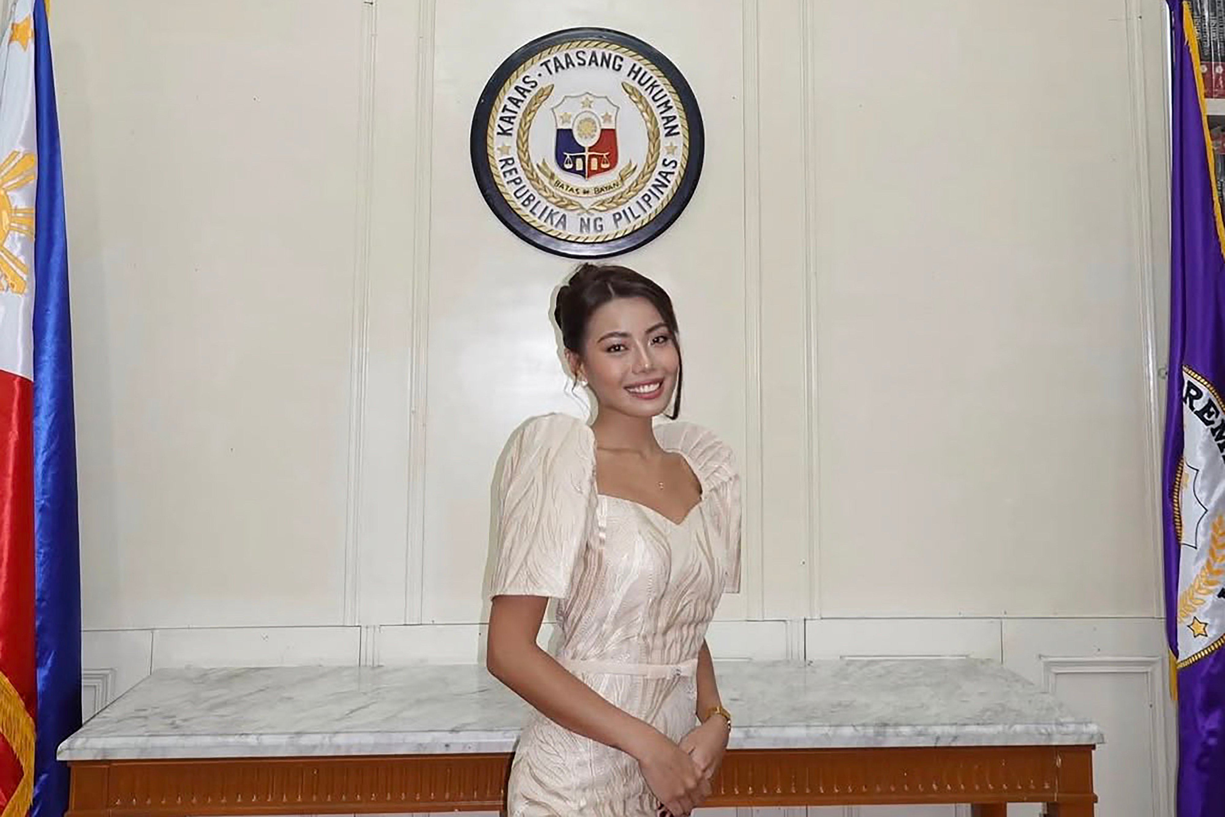 Zofia Canlas took her oath as commissioner for the Presidential Commission for the Urban Poor (PCUP) of the Philippines on Monday. Photo: Instagram/Zofia Canlas