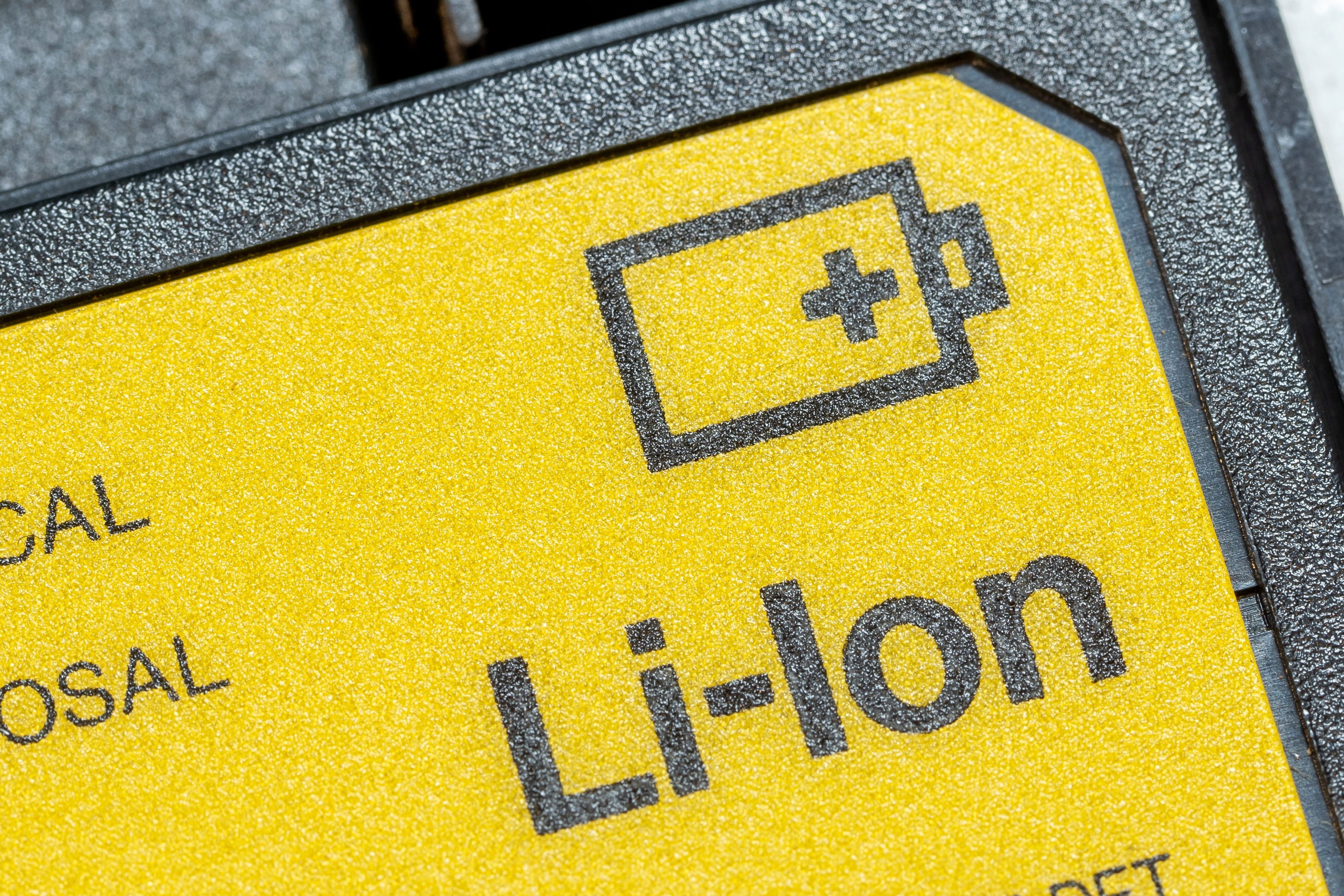 A lithium-ion battery. Photo: Shutterstock