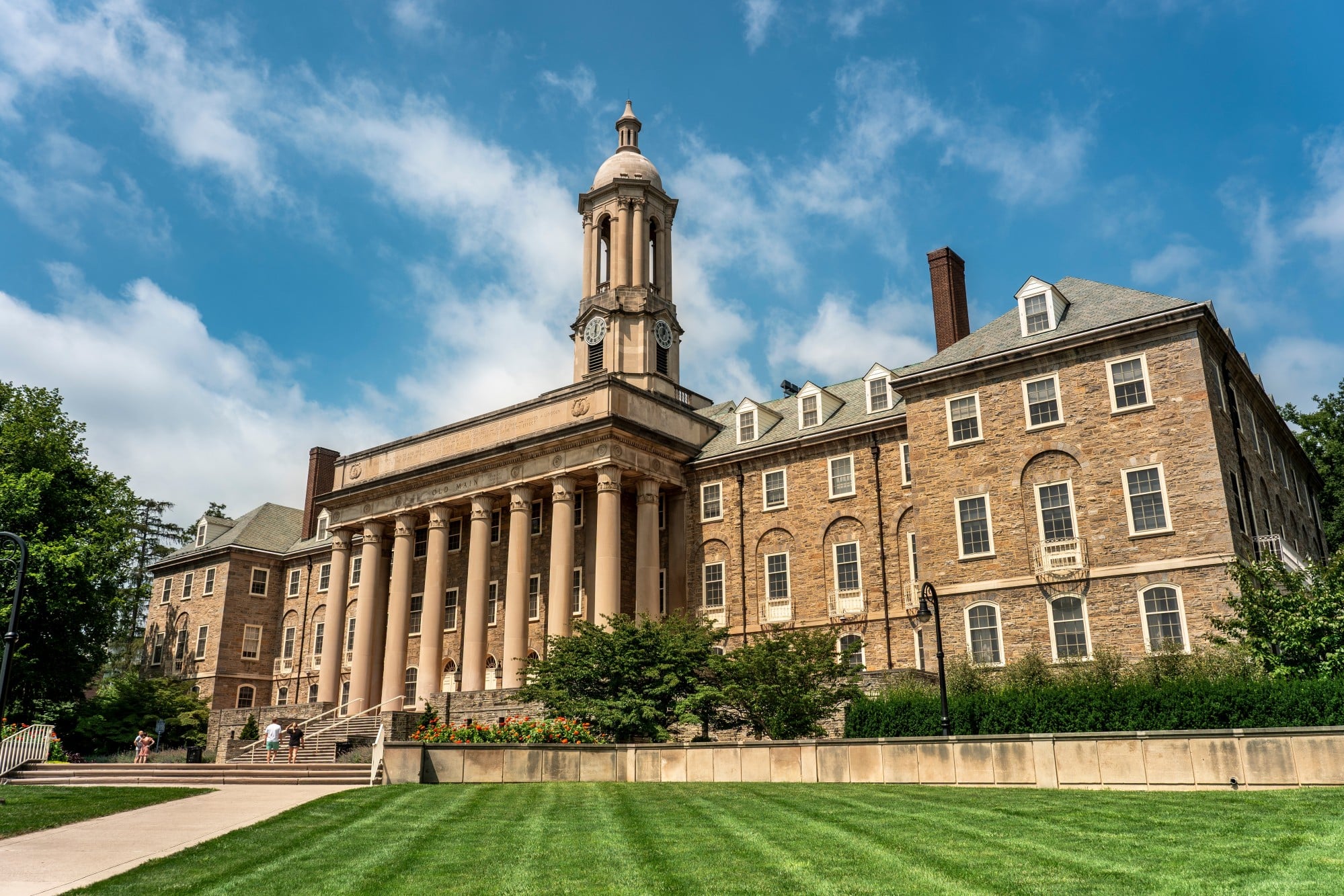 Pennsylvania State University's Old Main administrative building. The university was identified by the Pentagon as one of several that had swiftly complied with the audit. Photo: Shutterstock