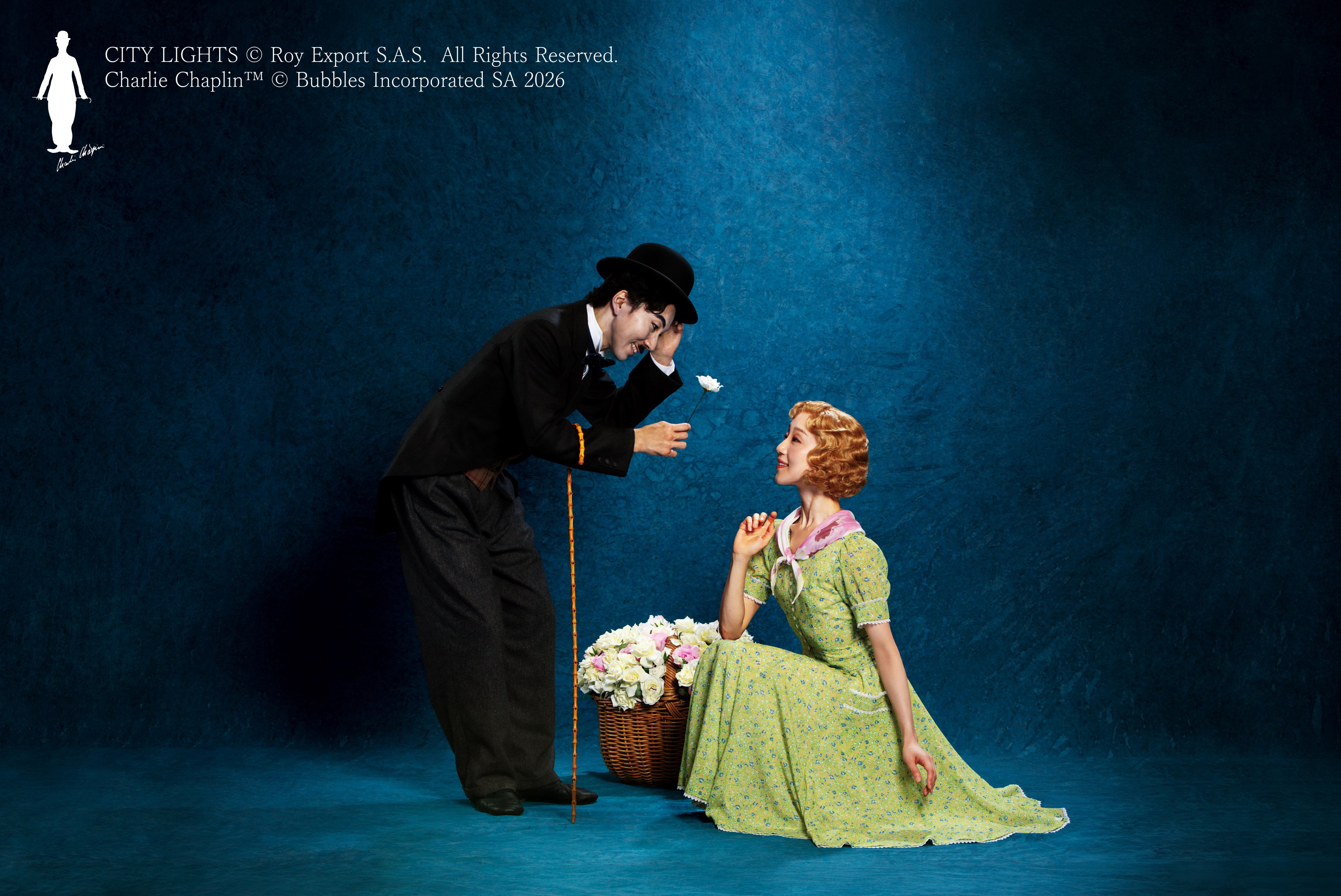 City Lights, by the National Ballet of Japan, takes on Charlie Chaplin’s 1931 film of the same name. Photo: Takeshi Kanou