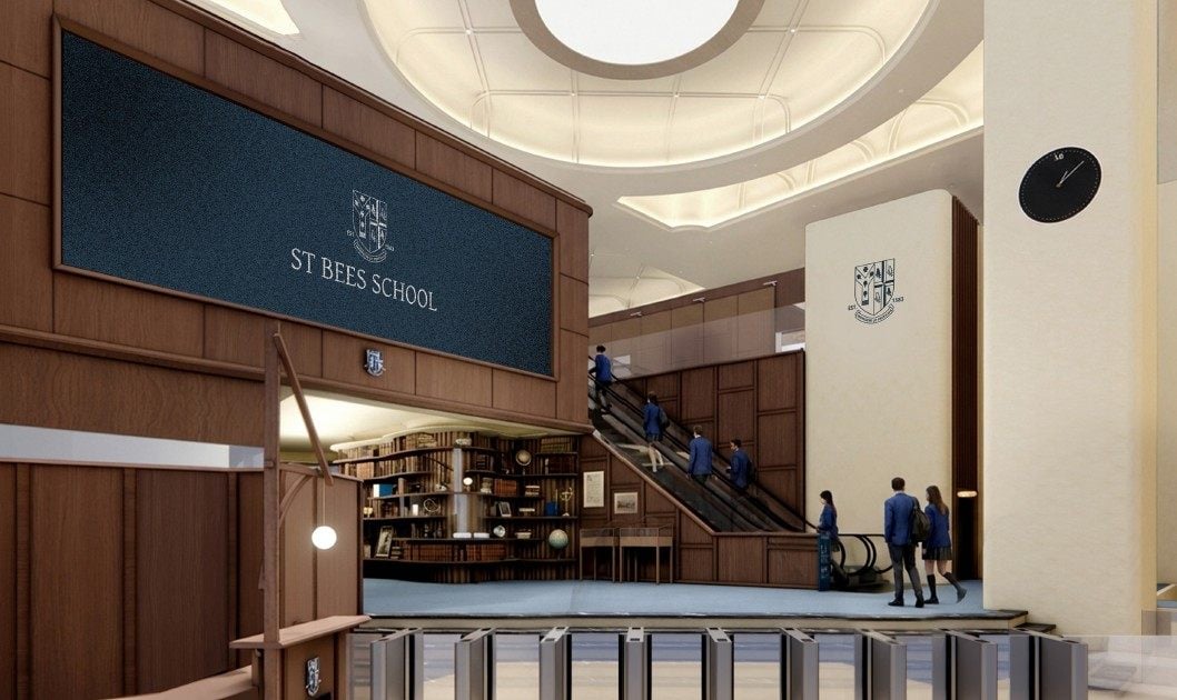A rendering of the campus planned for St Bees (Anchors) Sixth Form College HK.  Photo: Handout