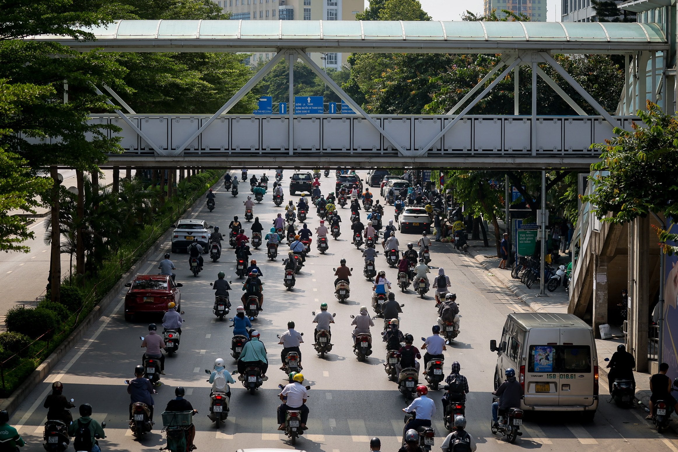 Traffic in Hanoi, Vietnam. Photo: EPA