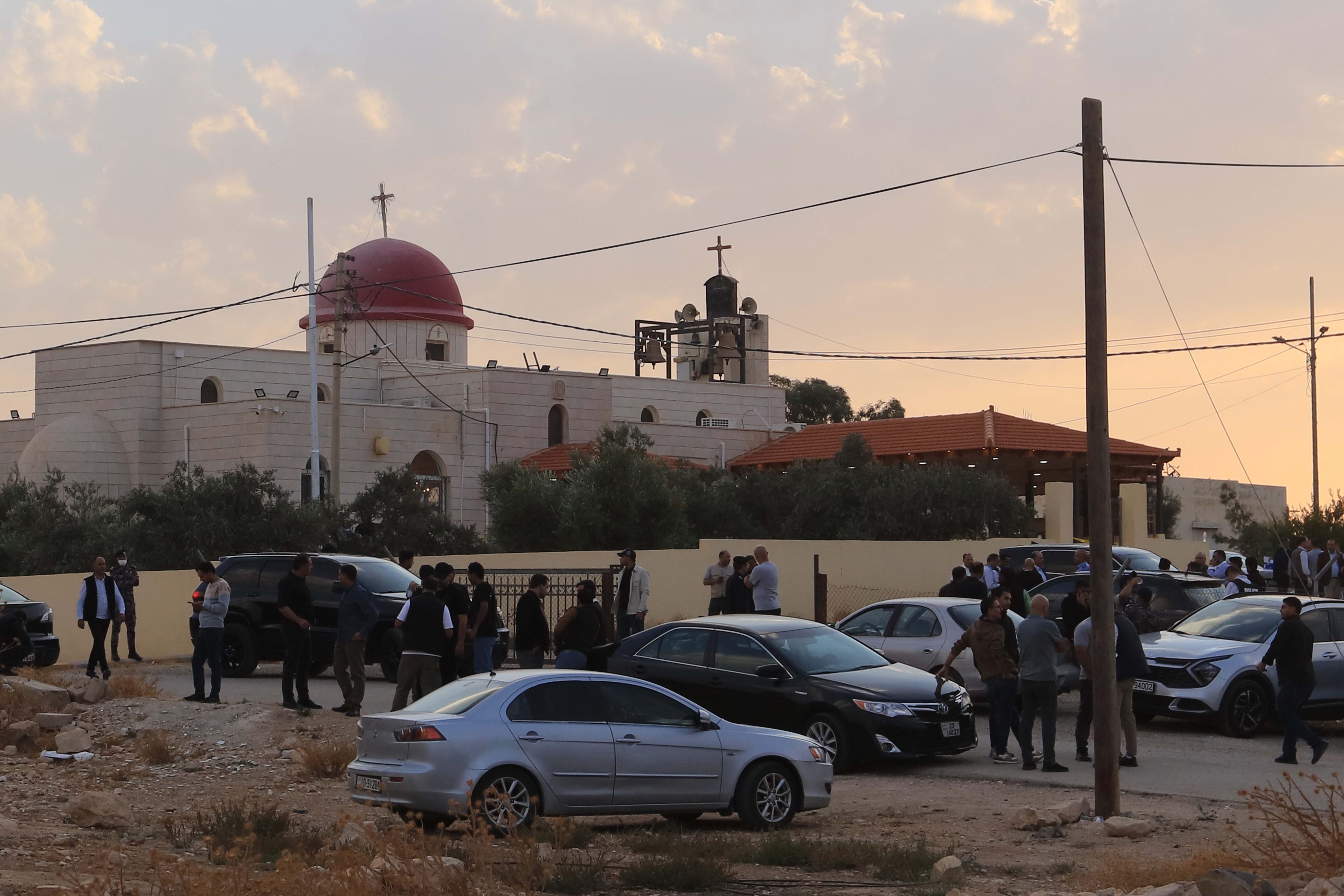 The church where a shooting attack occurred during a funeral in Jordan’s southern governorate of Karak, on Friday. Photo: Xinhua