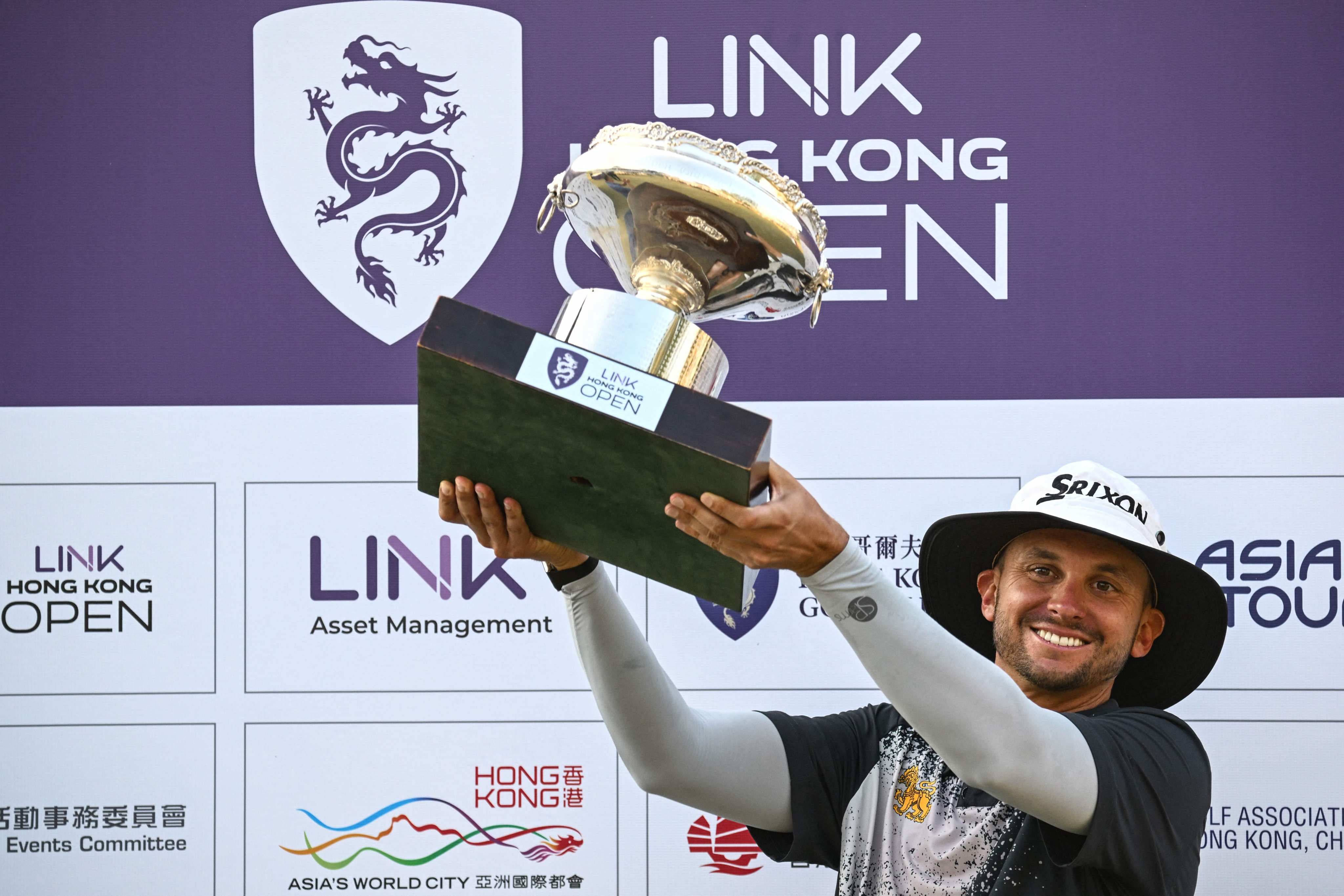 US’ John Catlin has now won national opens in Hong Kong, Ireland, Austria, England, Thailand and Saudi Arabia. Photo: AFP