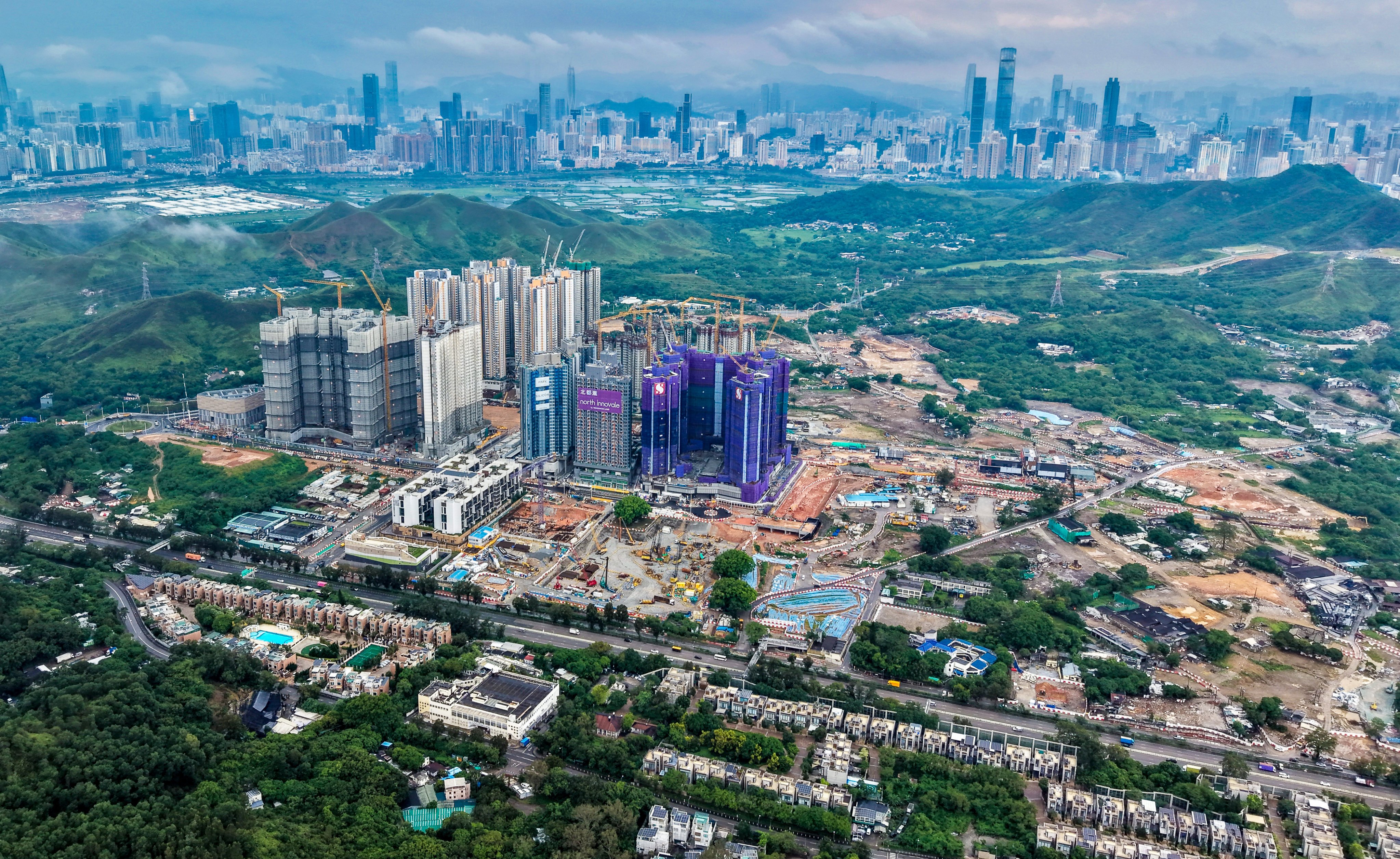 The Kwu Tung North New Development Area of Hong Kong’s Northern Metropolis. Photo: Karma Lo