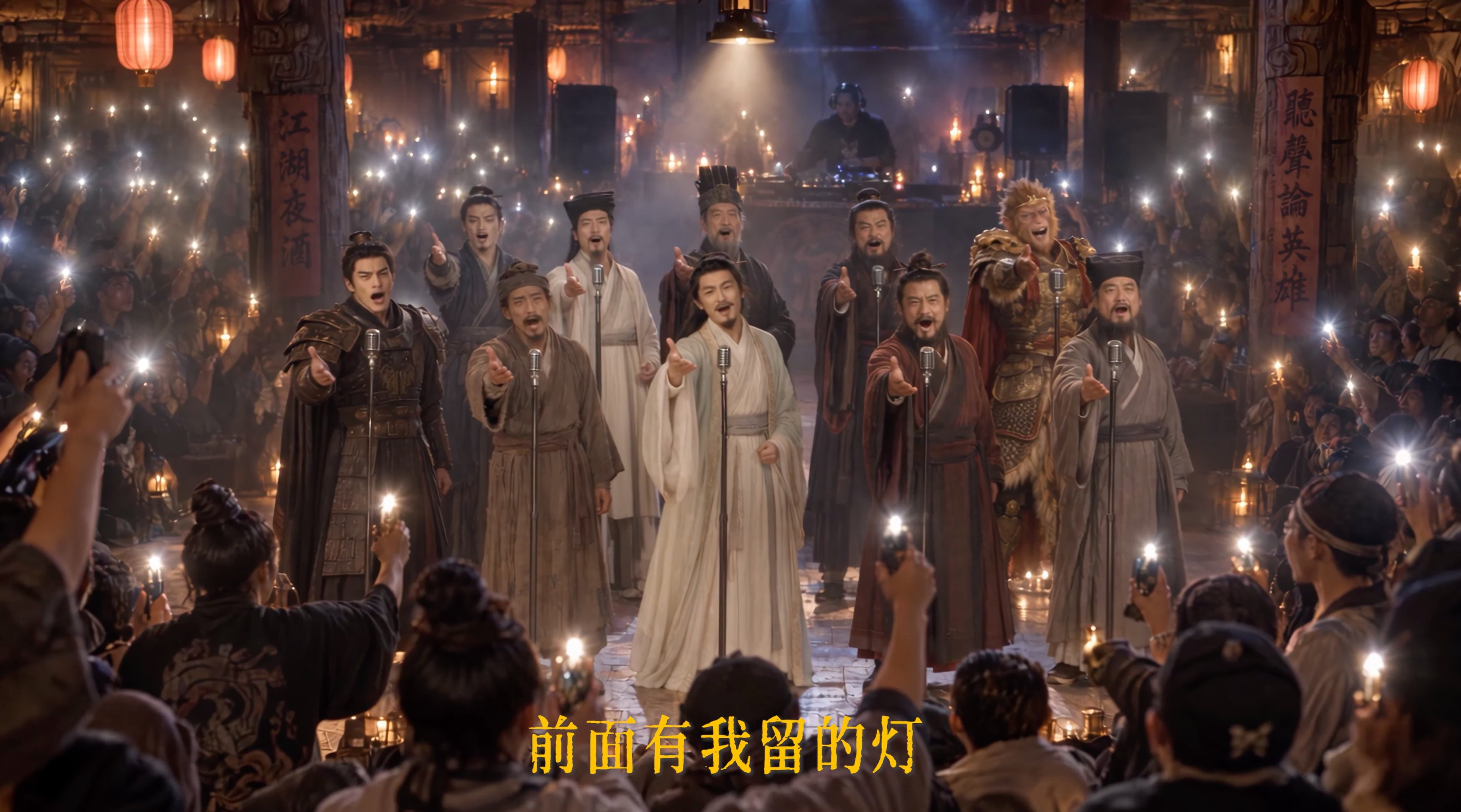 The song brings together 10 iconic figures from Chinese history and mythology, from revered poets and statesmen to the legendary Monkey King, to offer empathy and encouragement to today’s burnt-out world. Photo: Youtube/@喆FILM_Official