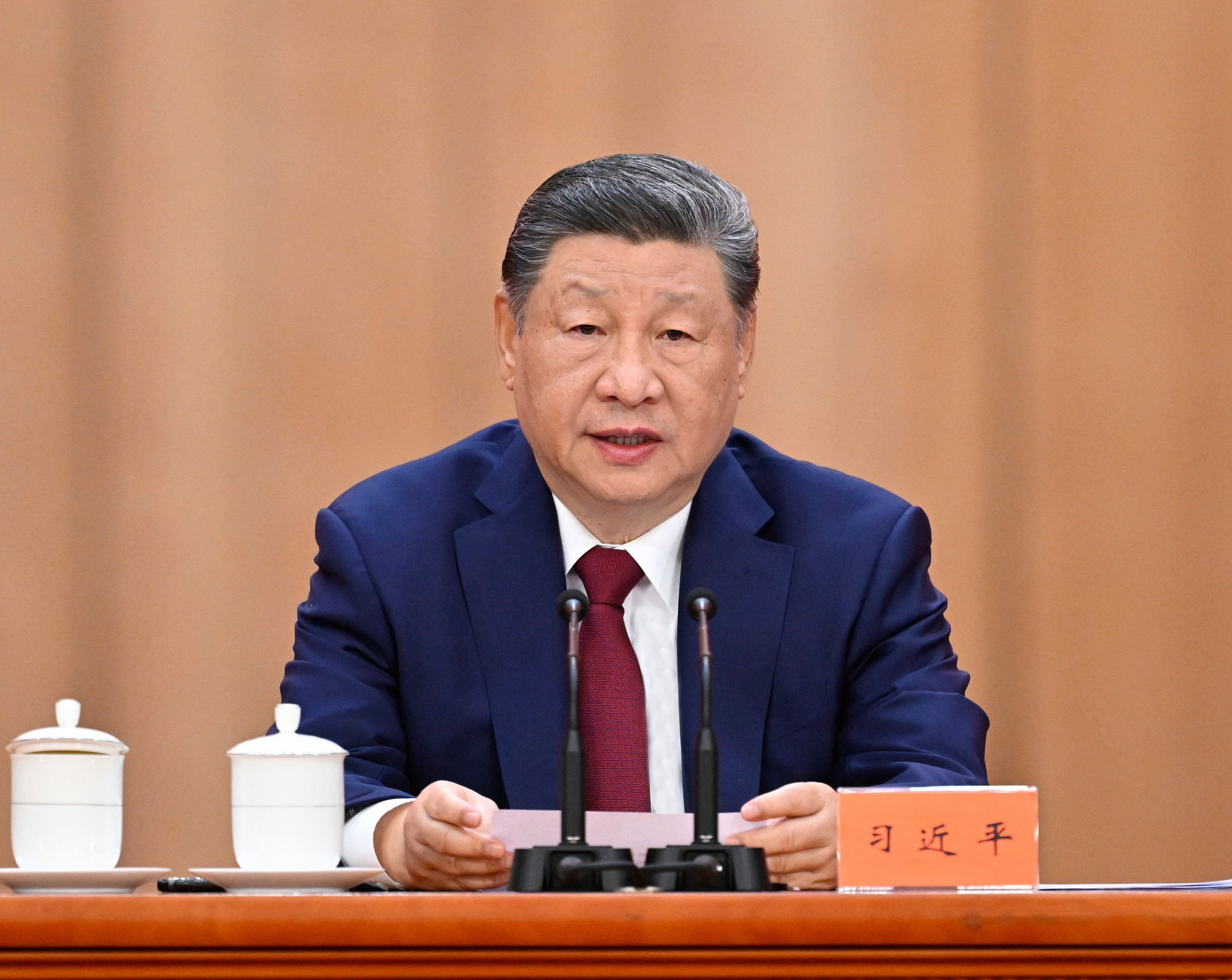 Chinese President Xi Jinping is expected to deliver a work report to the fifth plenum of the Communist Party’s 20th Central Committee this week and provide an explanation regarding the draft of the document. Photo: Xinhua