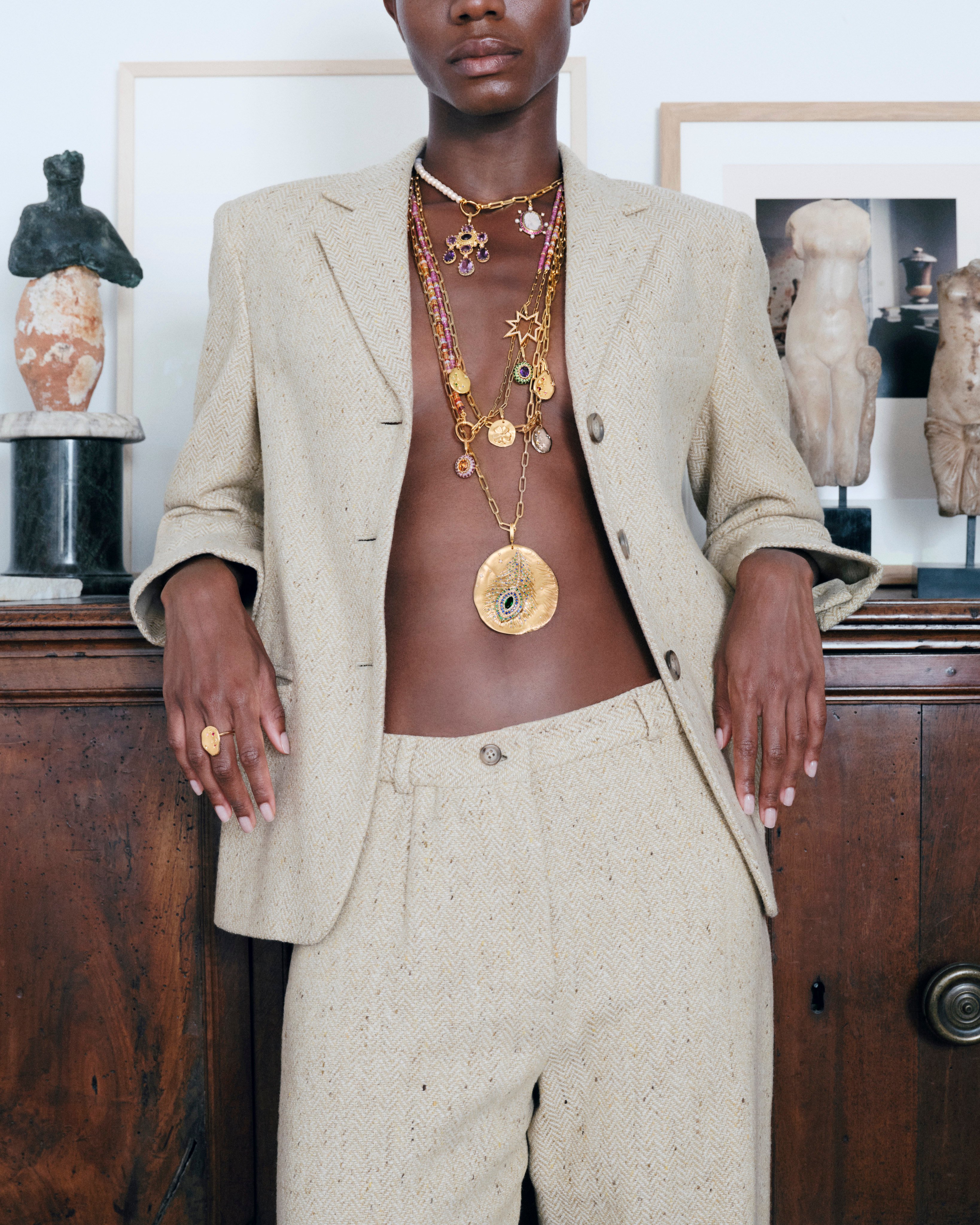 Talisman Medal Paon by Mellerio. Photo: Handout