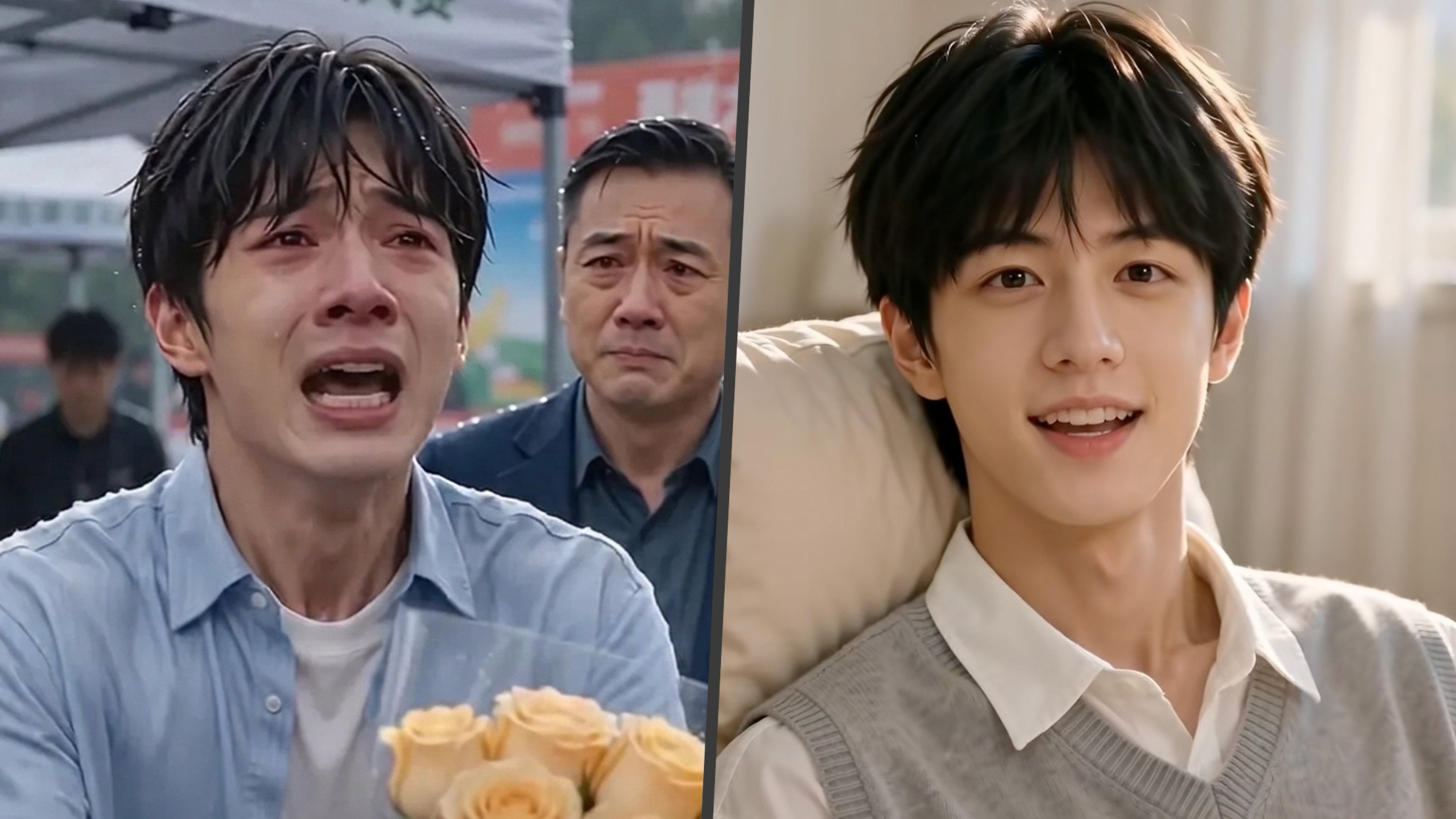 Scammers are using viral Chinese AI boy avatars and fake sob stories to target the elderly on short-video apps. Photo: SCMP composite/Douyin