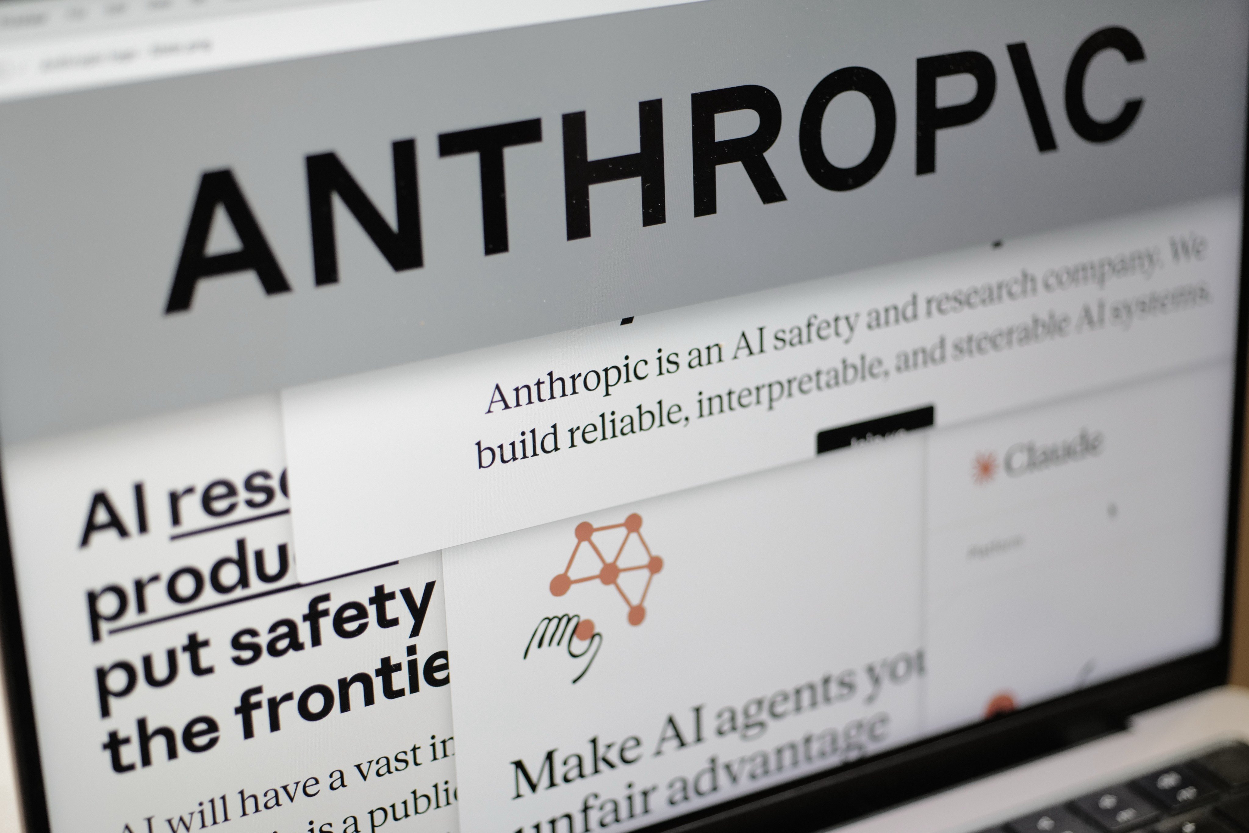 Anthropic is expected to receive a record high valuation in its coming initial public offering. Photo: AP