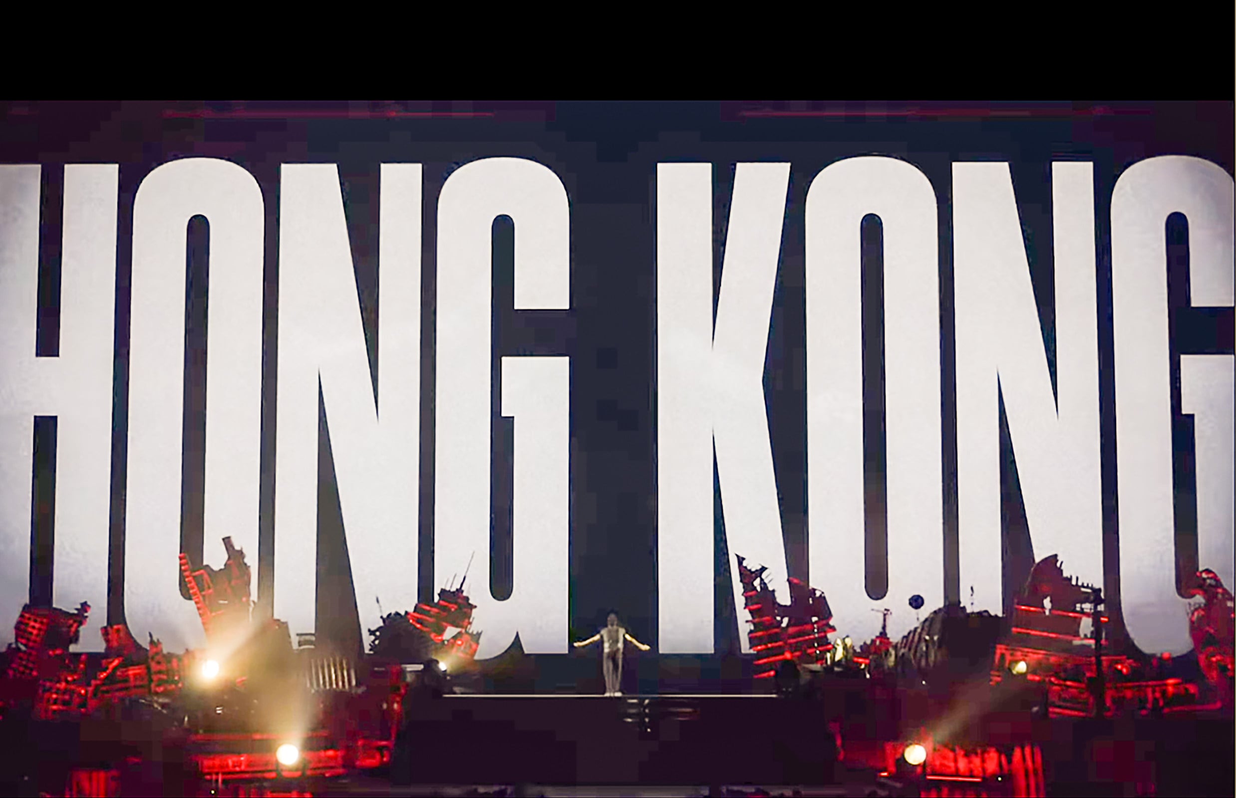 A new viral song by Canadian singer The Weeknd, “Hong Kong” is performed during his “After Hours Til Dawn Tour” in Hong Kong at Kai Tak Stadium,. Photo: Instagram / theweeknd