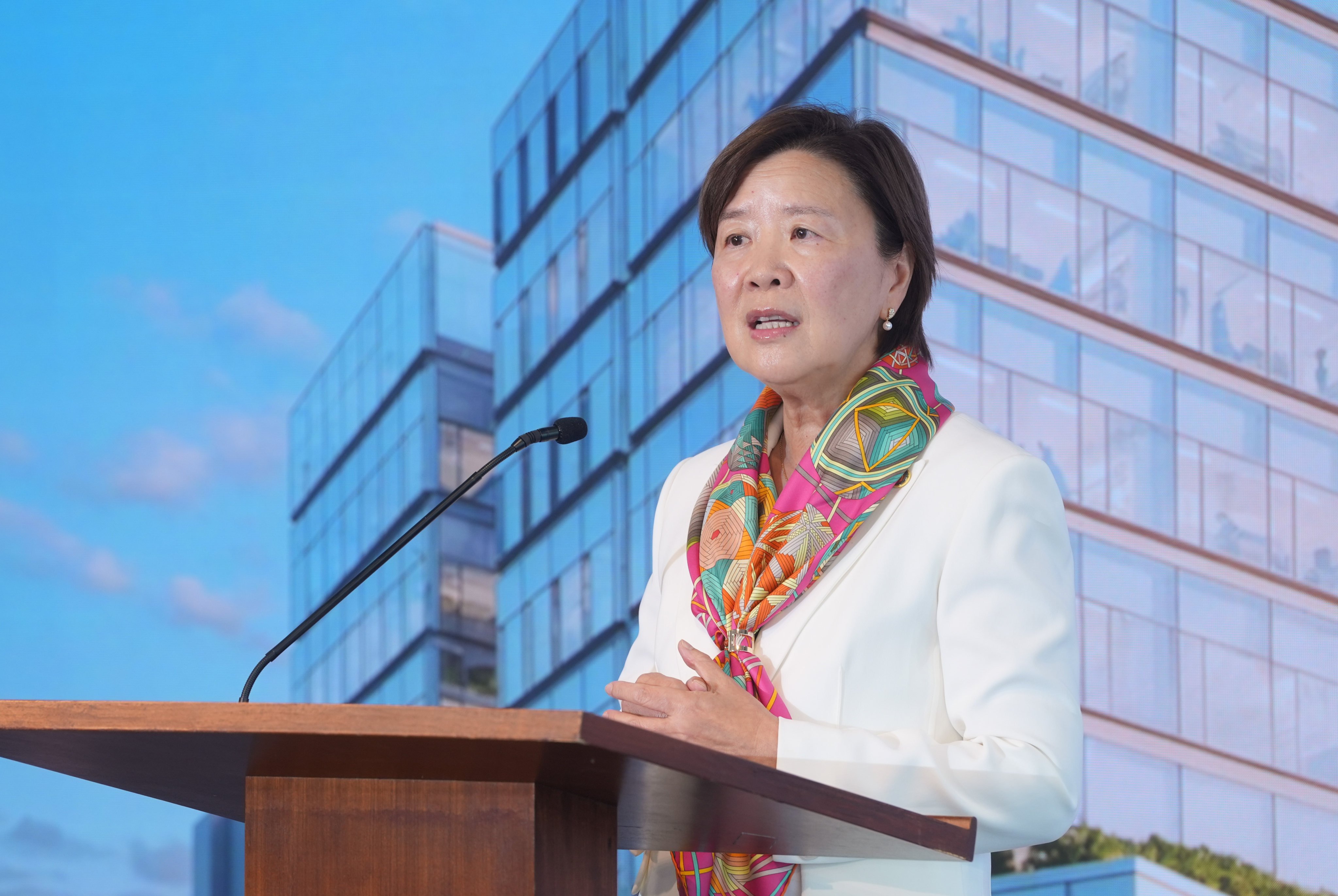 Denying allegations of talent poaching, HKUST president Nancy Ip says the university has always conducted talent recruitment globally. Photo: Elson Li
