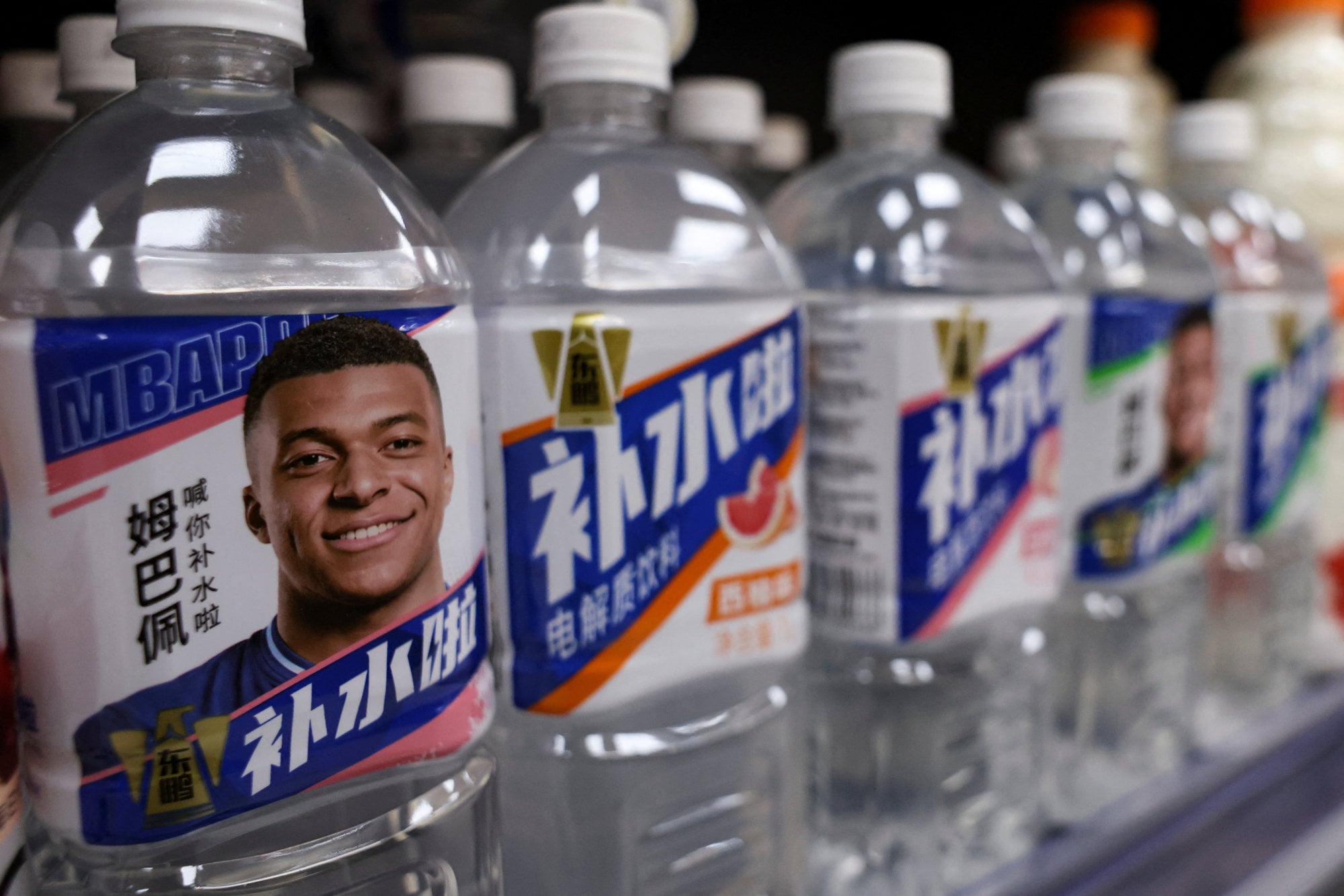 Chinese energy drinks giant Eastroc Beverage has severed its sponsorship ties with Kylian Mbappe following his controversial remarks about Mao Zedong. Photo: Reuters