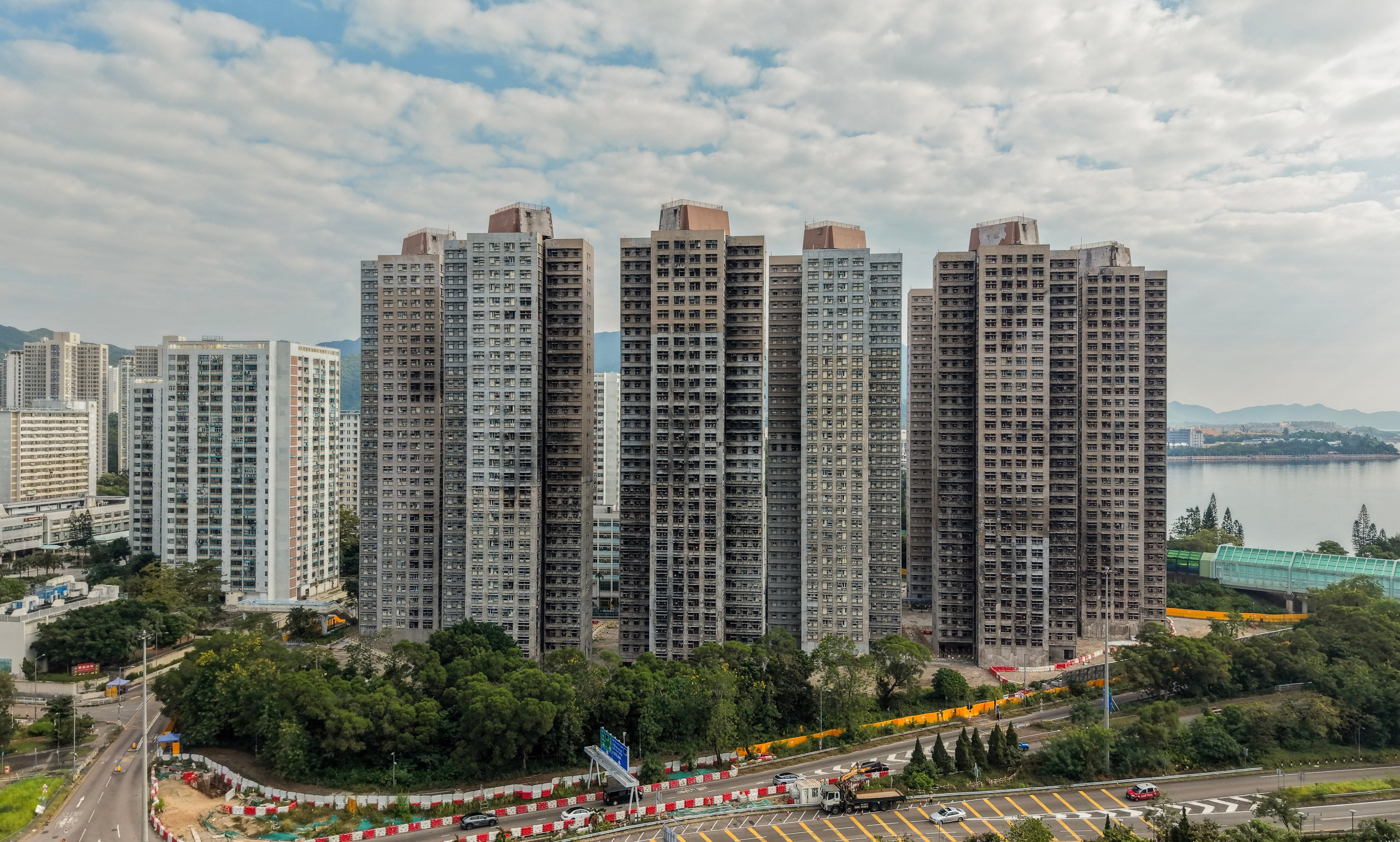 Wang Fuk Court in Tai Po was devasted in a deadly fire that broke out last November. Photo: Sam Tsang
