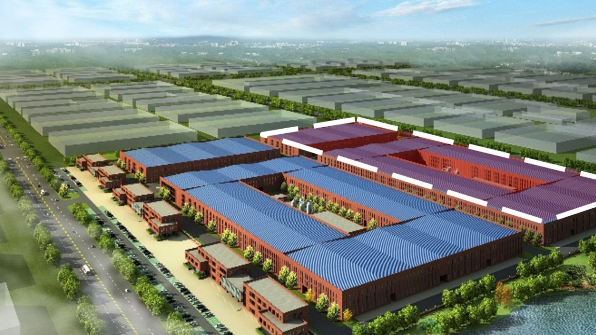 The proposed Gotion EV battery plant would have covered more than a hundred hectares. Photo: Gotion The proposed Gotion EV battery plant would have covered more than a hundred hectares. Photo: Gotion