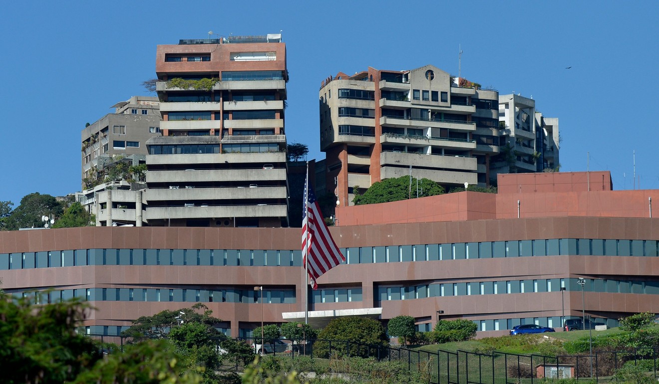 The US embassy in Caracas. Photo: AFP
