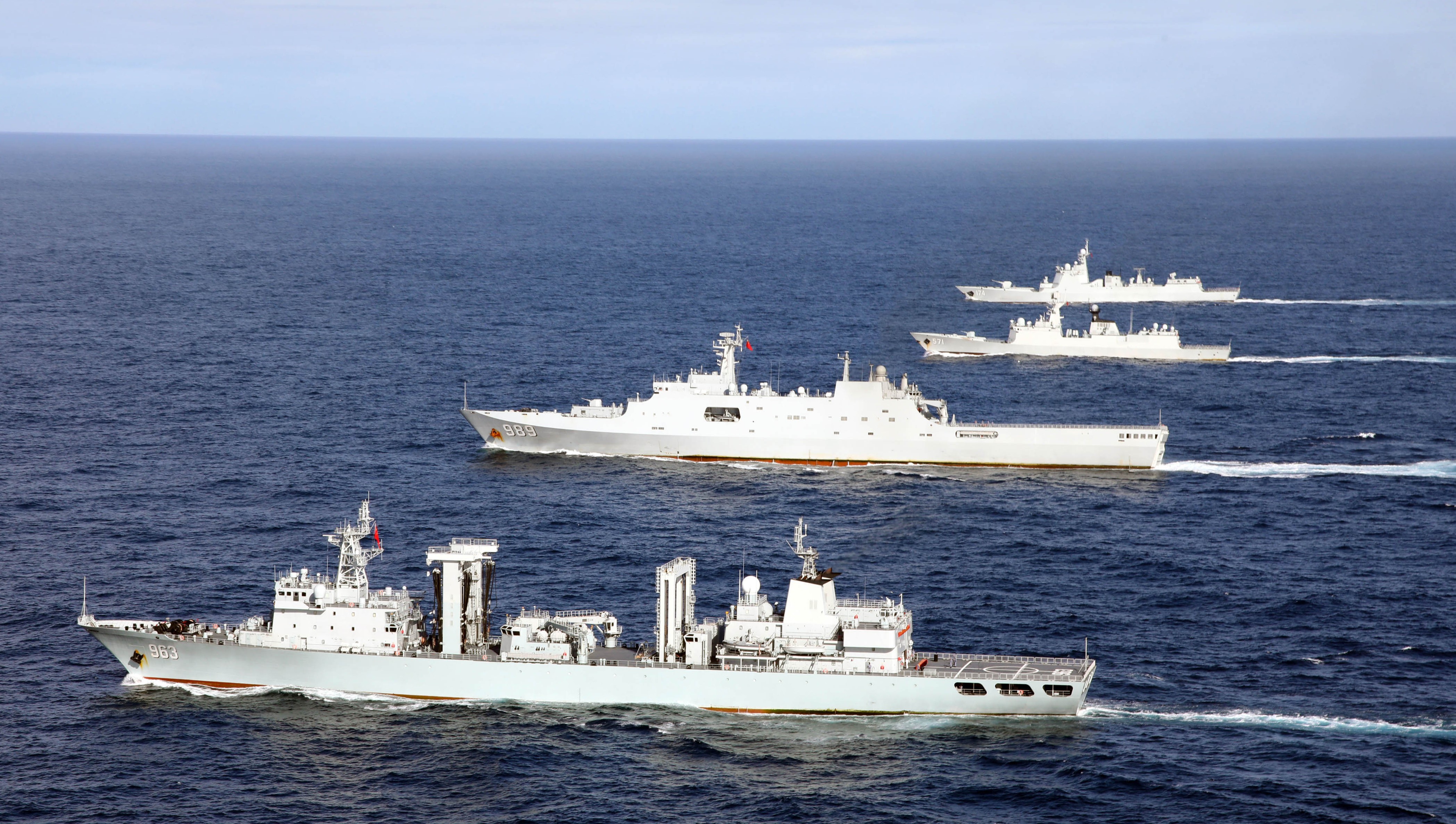 China has stepped up its naval exercises around Taiwan and has been warned of more operations to come. Photo: chinamil.com.cn
