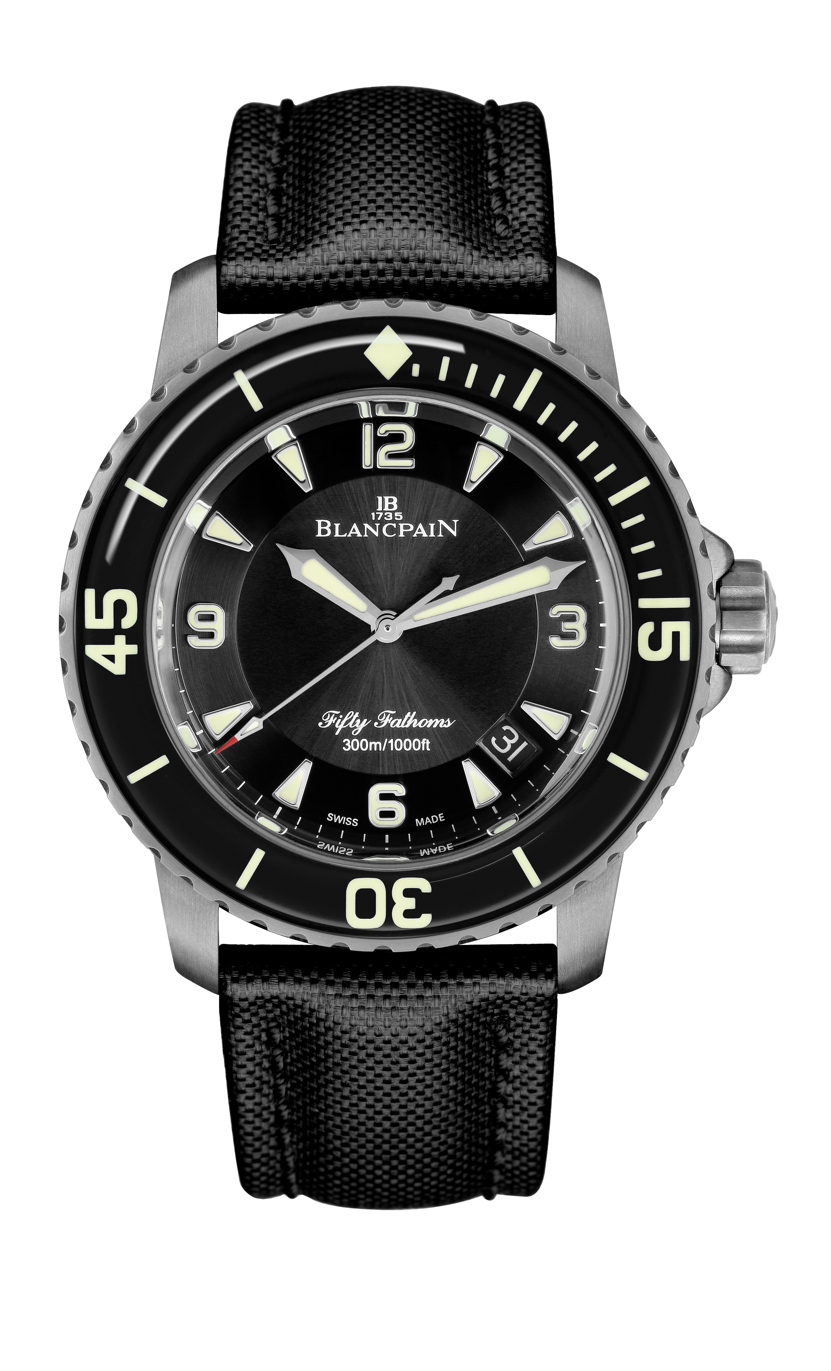 Blancpain’s Fifty Fathoms diver’s watch, first introduced in 1953, has had a titanium makeover.
