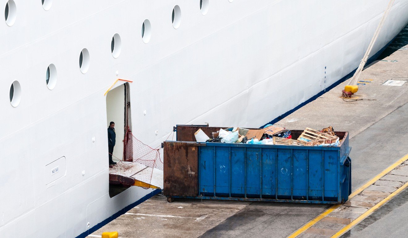 Cruise-ship waste is dumped dockside. Photo: Alamy