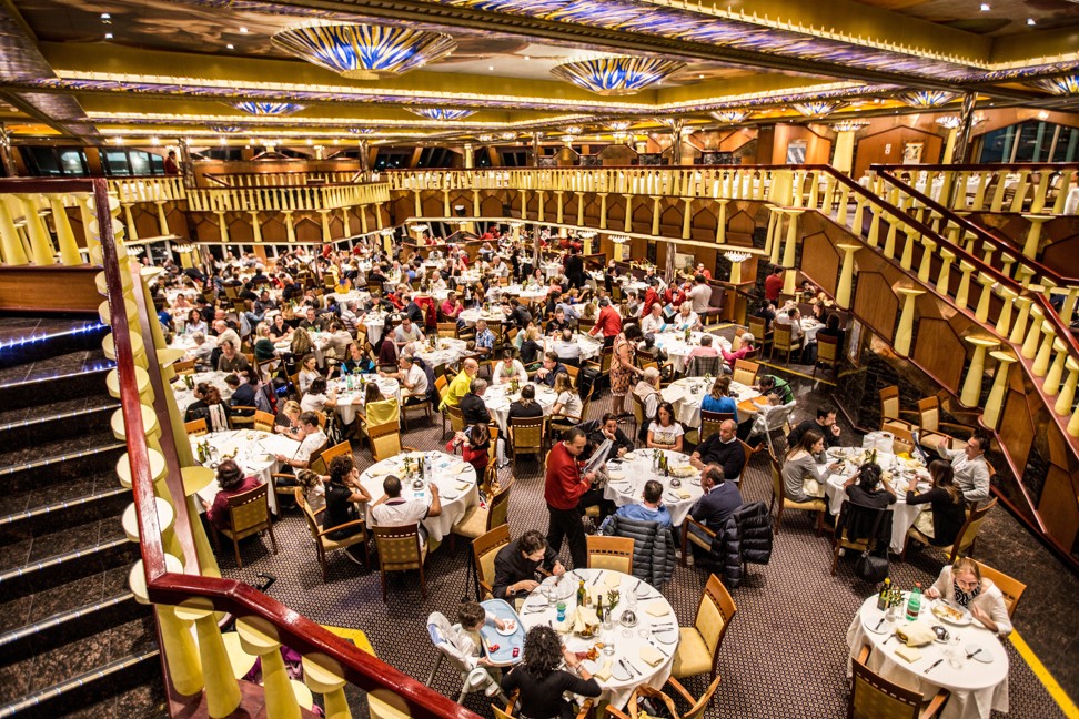 Passengers dine on-board the Costa Fortuna. Photo: Alamy