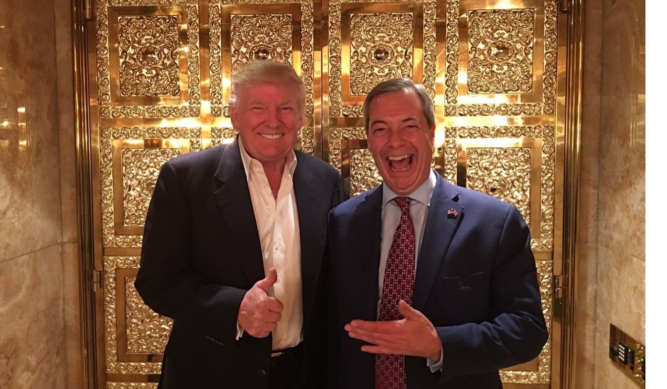Donald Trump and Nigel Farage are allies. Photo: Twitter
