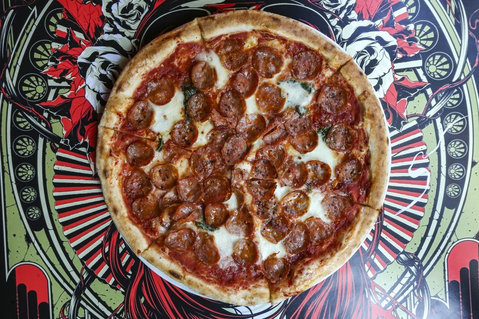 Homeslice’s diavola pizza. Photo: Jonathan Wong
