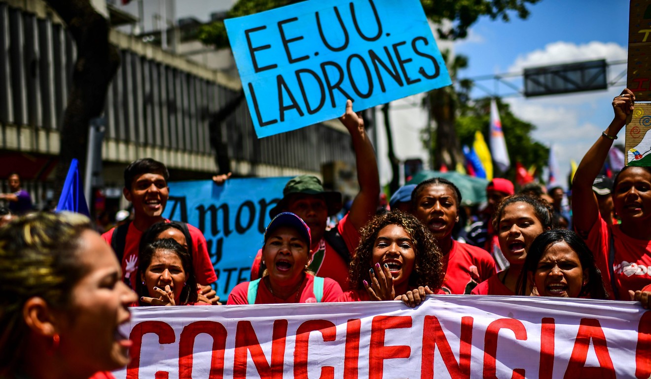 Supporters of Venezuelan President Nicolas Maduro. Photo: AFP