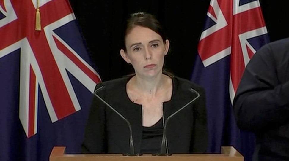 New Zealand's Prime Minister Jacinda Ardern speaks during a news conference following the Christchurch mosque attacks. Photo: Reuters