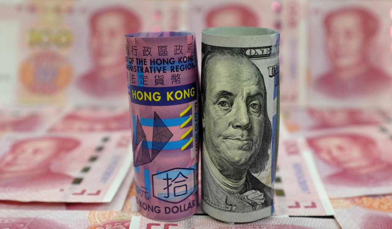 Hong Kong dollar weakness against the US dollar may foreshadow yuan strength. Photo: Reuters