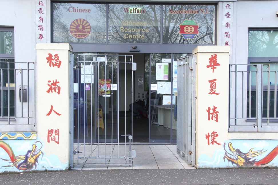 The office of the Chinese Welfare Association NI, in Belfast. Photo: Peter Simpson