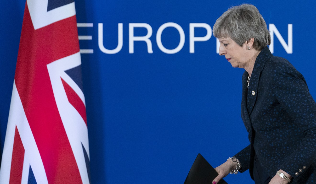 A spokesman for Theresa May distanced the British prime minister from comments made by her Defence Minister Gavin Williamson. Photo: Bloomberg