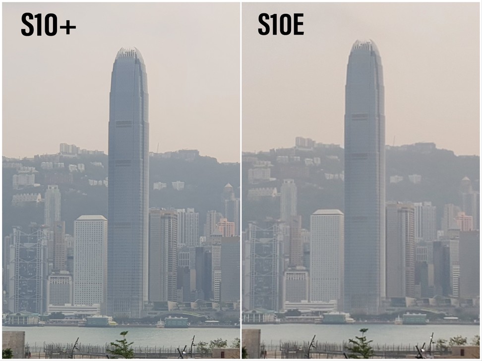 The Samsung Galaxy S10E lacks the third telephoto camera, so its zoom capabilities aren’t as strong as the other two S10 series phones. These two images are shot with 4X zoom, and the shot from the S10+ is noticeably sharper. Photo: Ben Sin