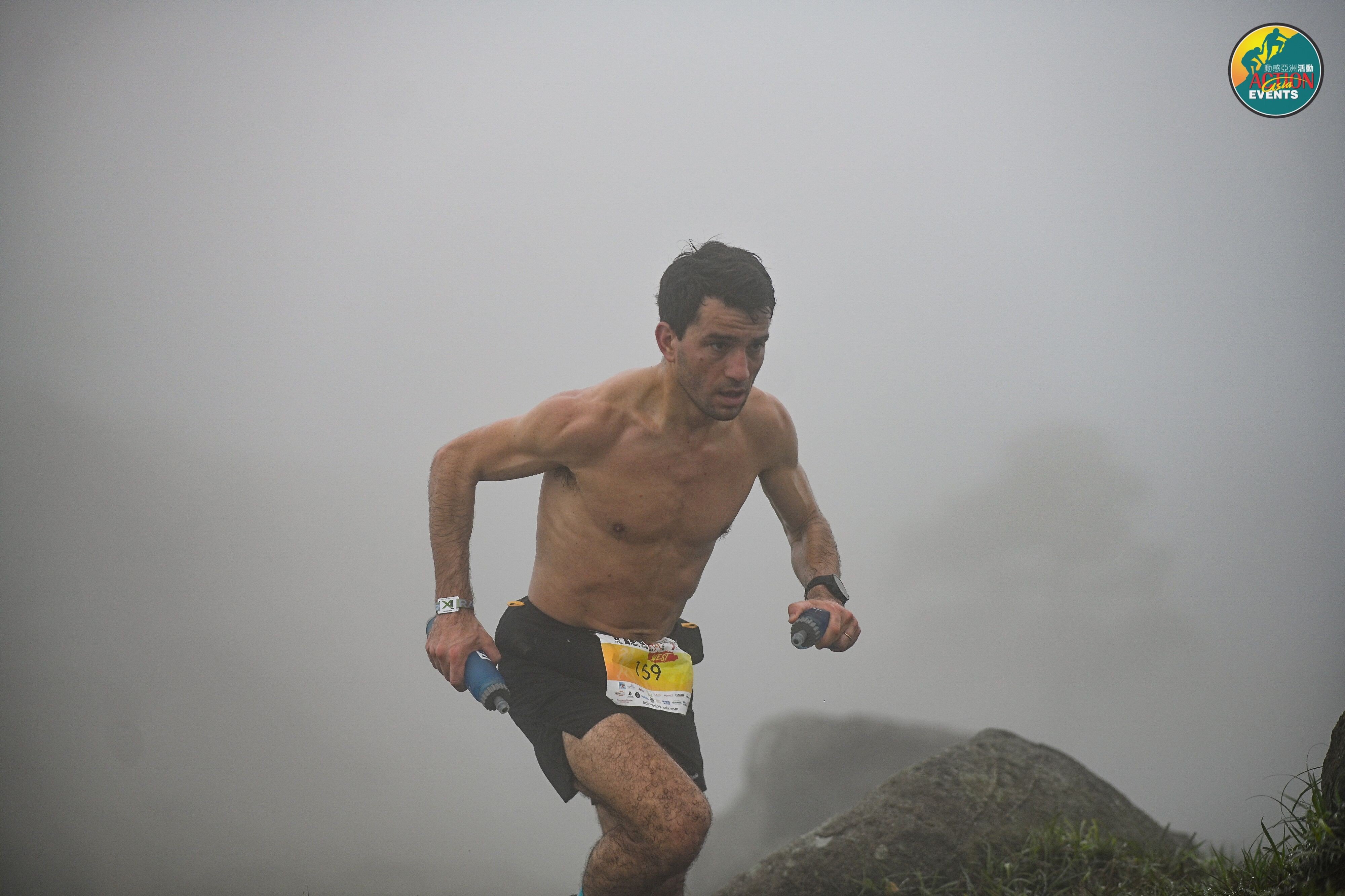 Adrien Konareff took victory in Saturday’s HK50 West. Photo: Action Asia Events