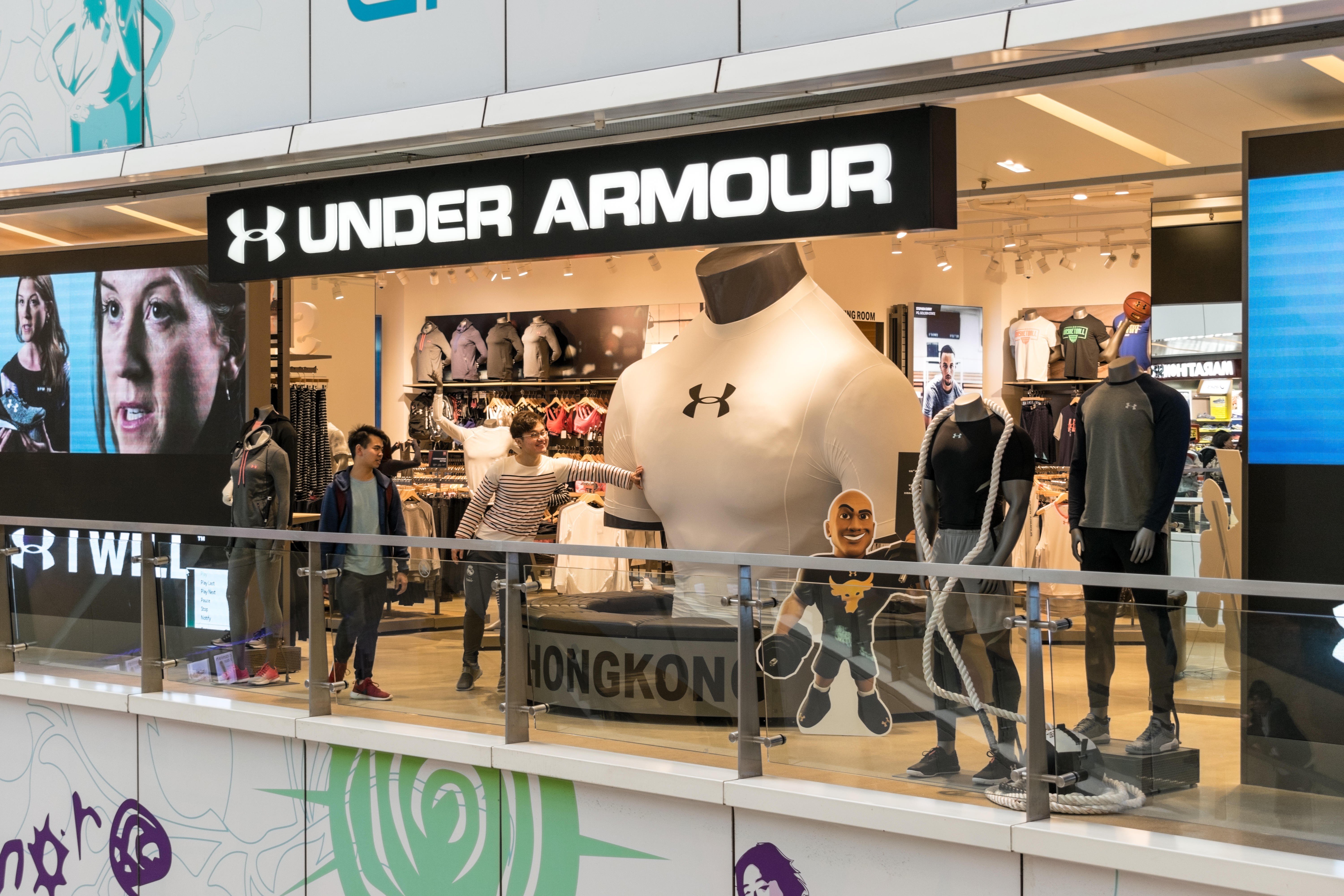 Under Armour to use Hong Kong as its 