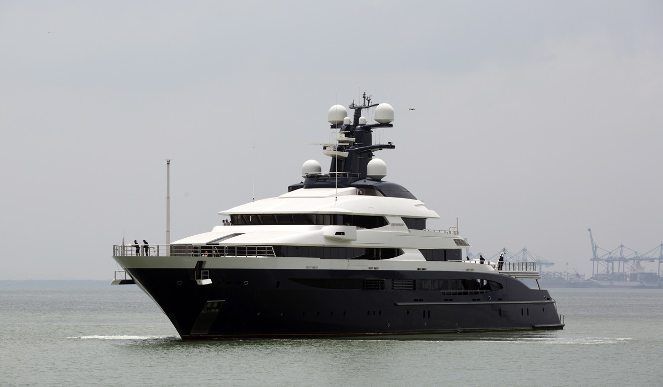 The seized luxury yacht Equanimity. Photo: EPA-EFE