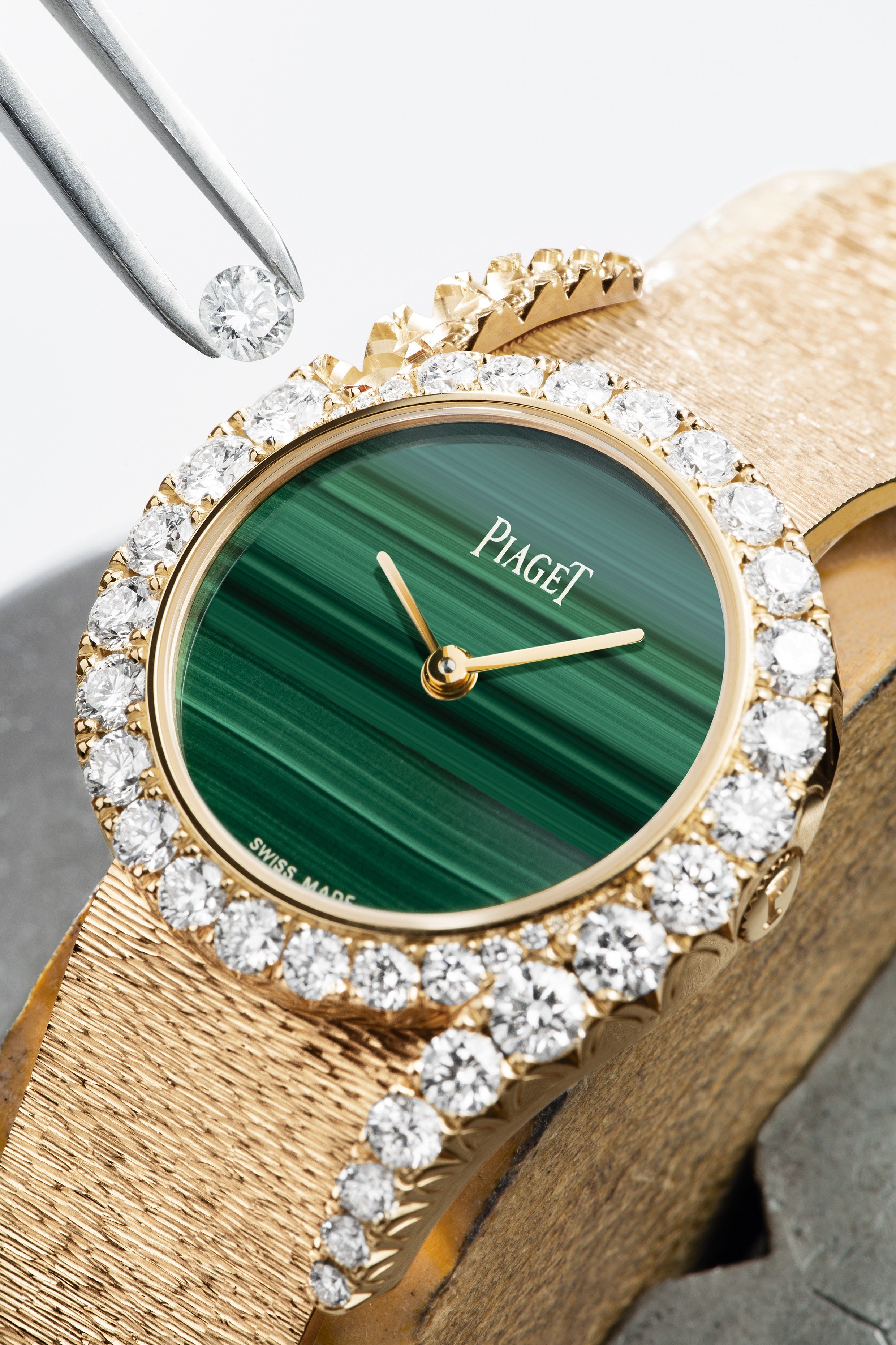 Piaget's Limelight Gala watch with gold bracelet