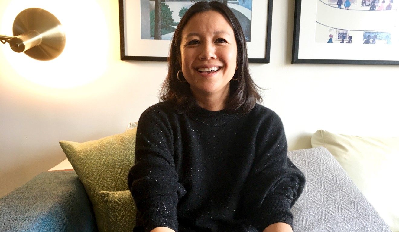 KBEN & HOL founder Helene Ang at her home in Mid-Levels, Central, that is furnished with cushions and throws from her brand. Photo: Kylie Knott