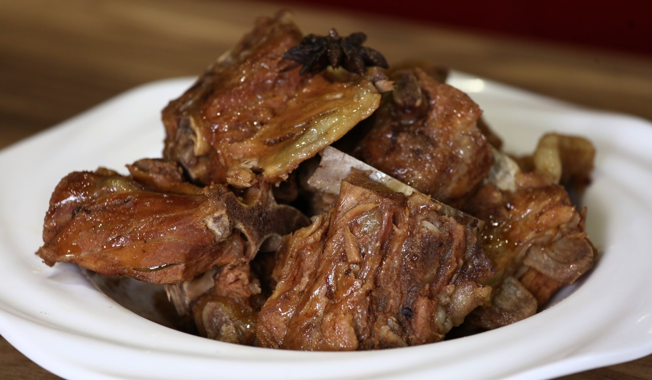 Braised spare ribs in brown sauce at Ji Xiang Shanxi Private Kitchen. Photo: Jonathan Wong