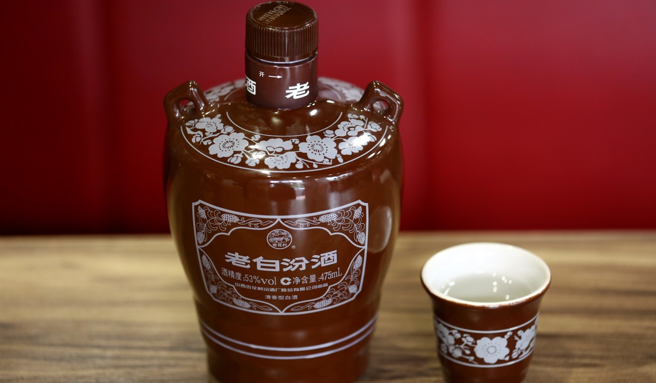 Fen jiu from Shanxi. Photo: Jonathan Wong