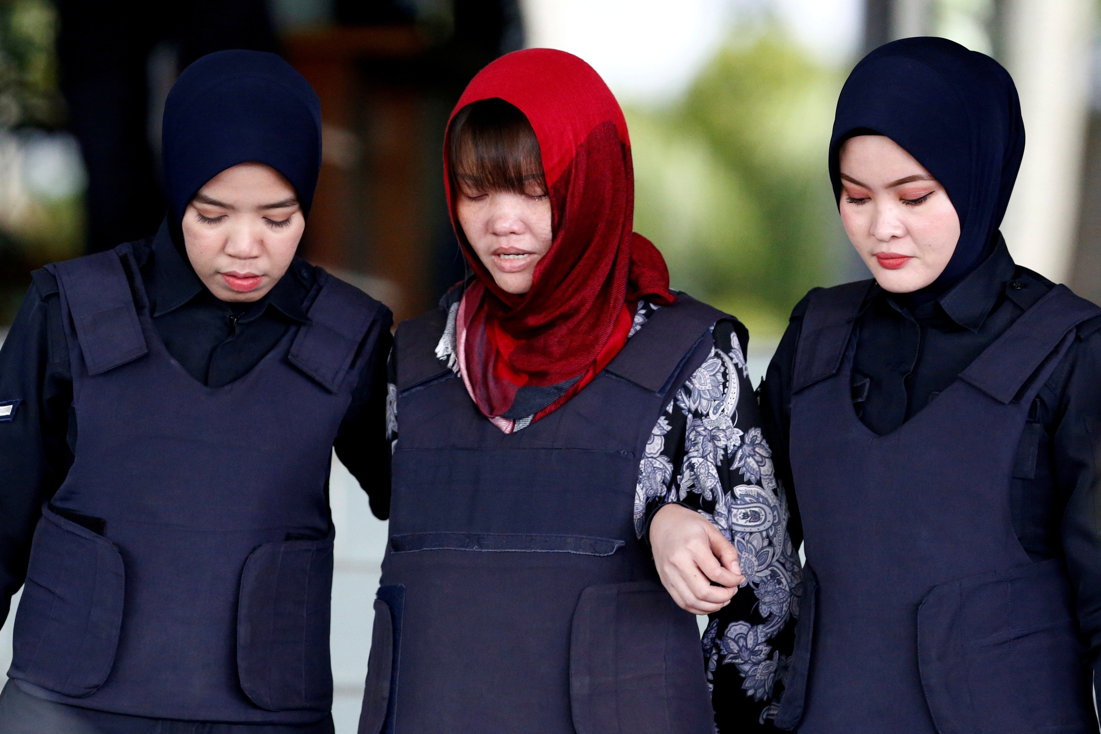 Doan Thi Huong, who was a suspect in the murder of Kim Jong-nam. Photo: Reuters