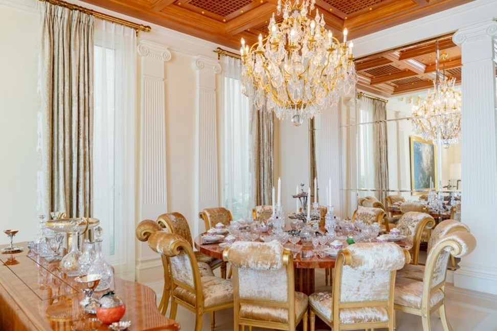 A dining room in one of the luxury properties. Photo: Bloomberg