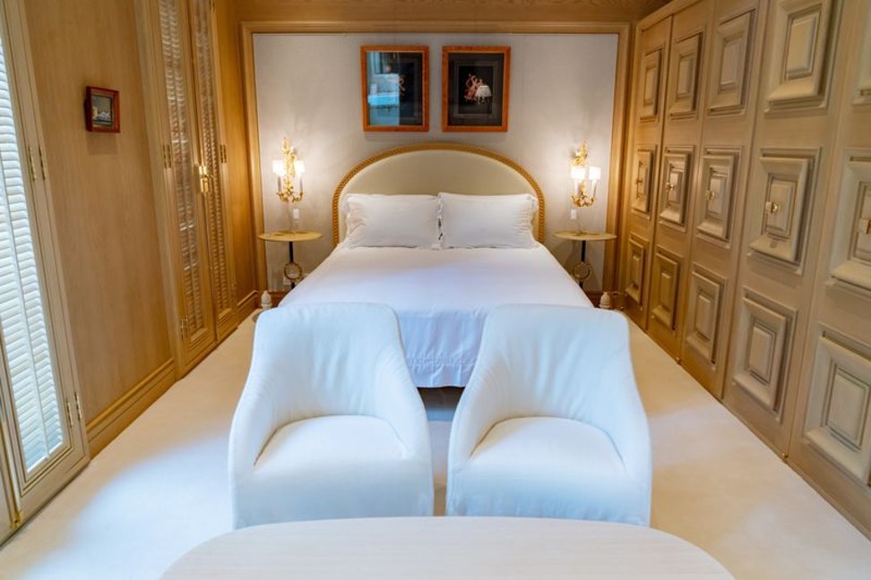 A bedroom at one of the luxury homes in Tai Tam. Photo: Bloomberg