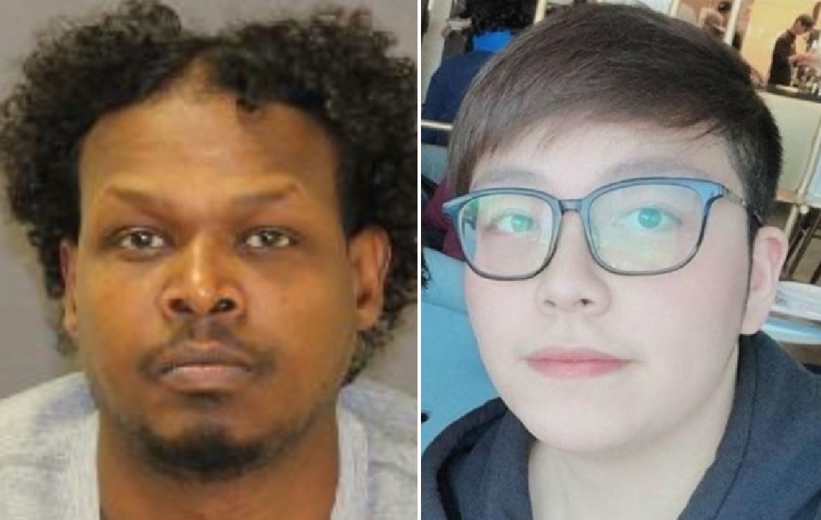 Abdullahi Adan (left) turned himself in to Canadian police after being named a suspect in last month's Toronto-area kidnapping of Chinese student Lu Wanzhen. Photos: York Regional Police