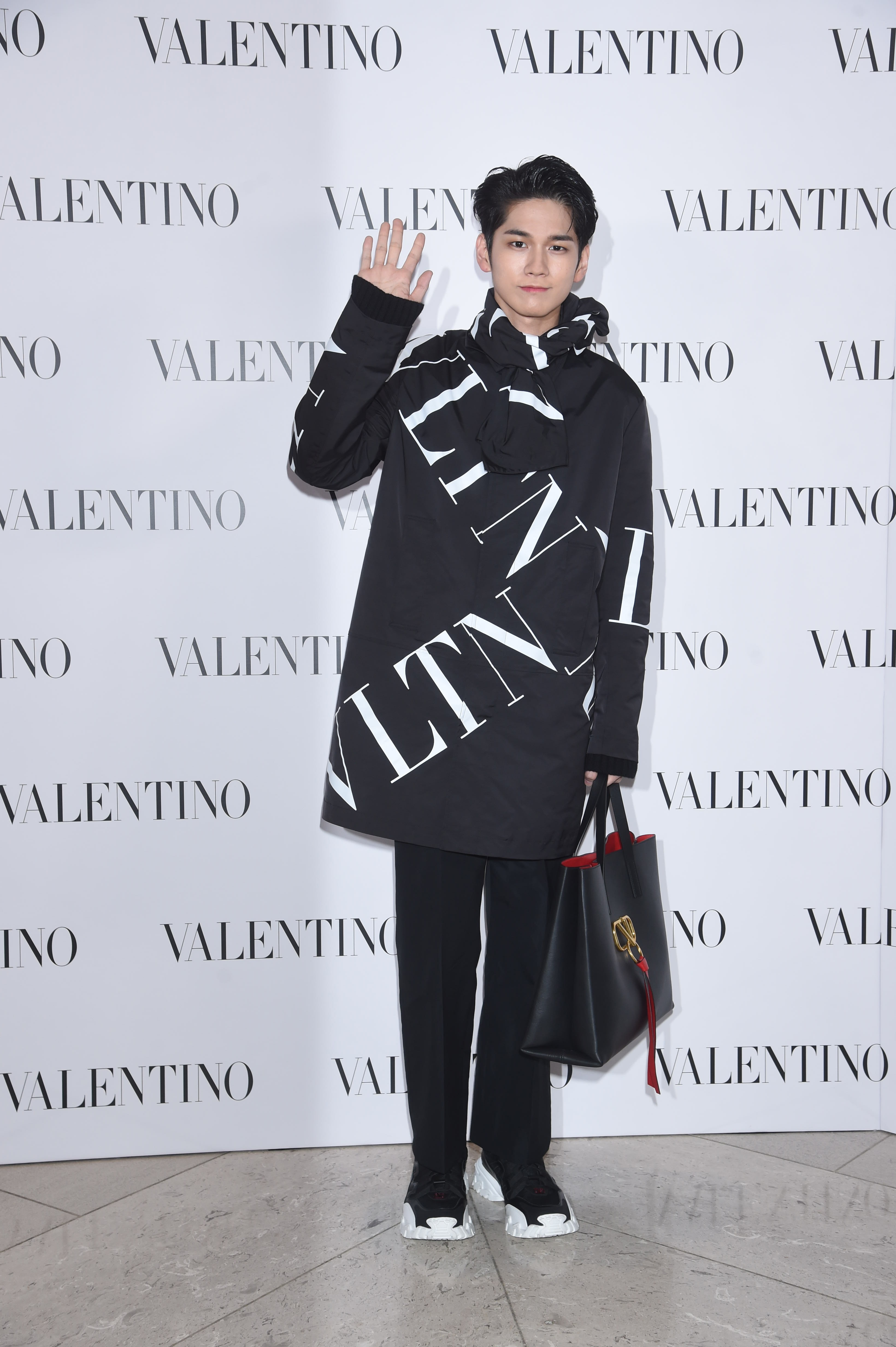 K-pop star Ong Seong-wu attends Valentino’s Garavani VRING bag launch party.