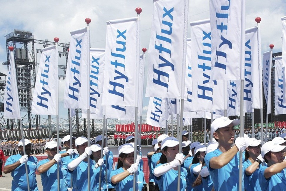 Employees of Singapore water and power company Hyflux. Photo: Hyflux