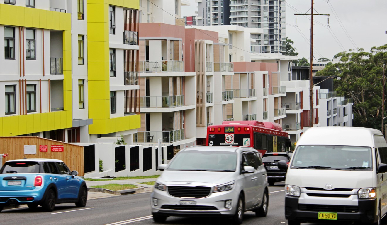Newly built apartment blocks are seen in Epping, a suburb of Melbourne. A confluence of domestic and external factors, including an increase in housing supply, particularly in the apartment market, has exposed vulnerabilities in Australia’s housing market. Photo: Reuters