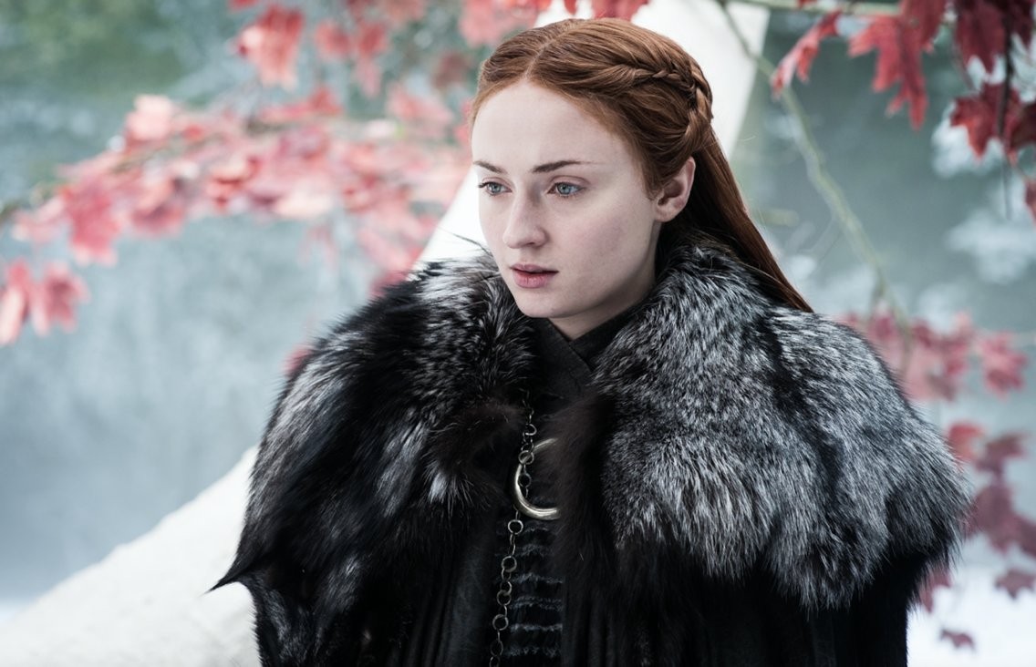 Sophie Turner as Sansa Stark in HBO’s ‘Game of Thrones’, which is back for its eighth and final series from April 14.