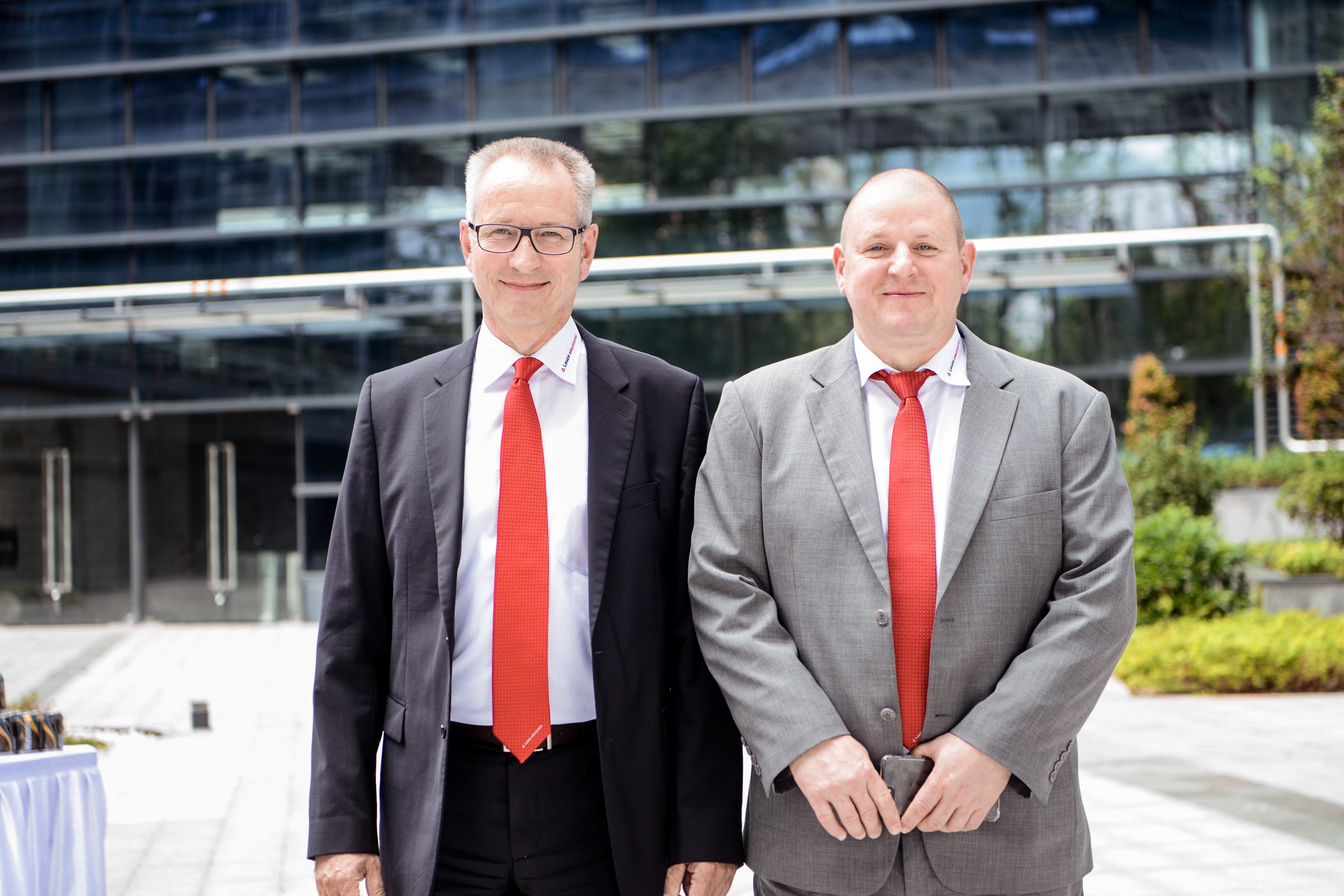 (From left) Ulrich Balbach, managing director and CEO, and Matthias Hoehl, vice-president for sales in Asia
