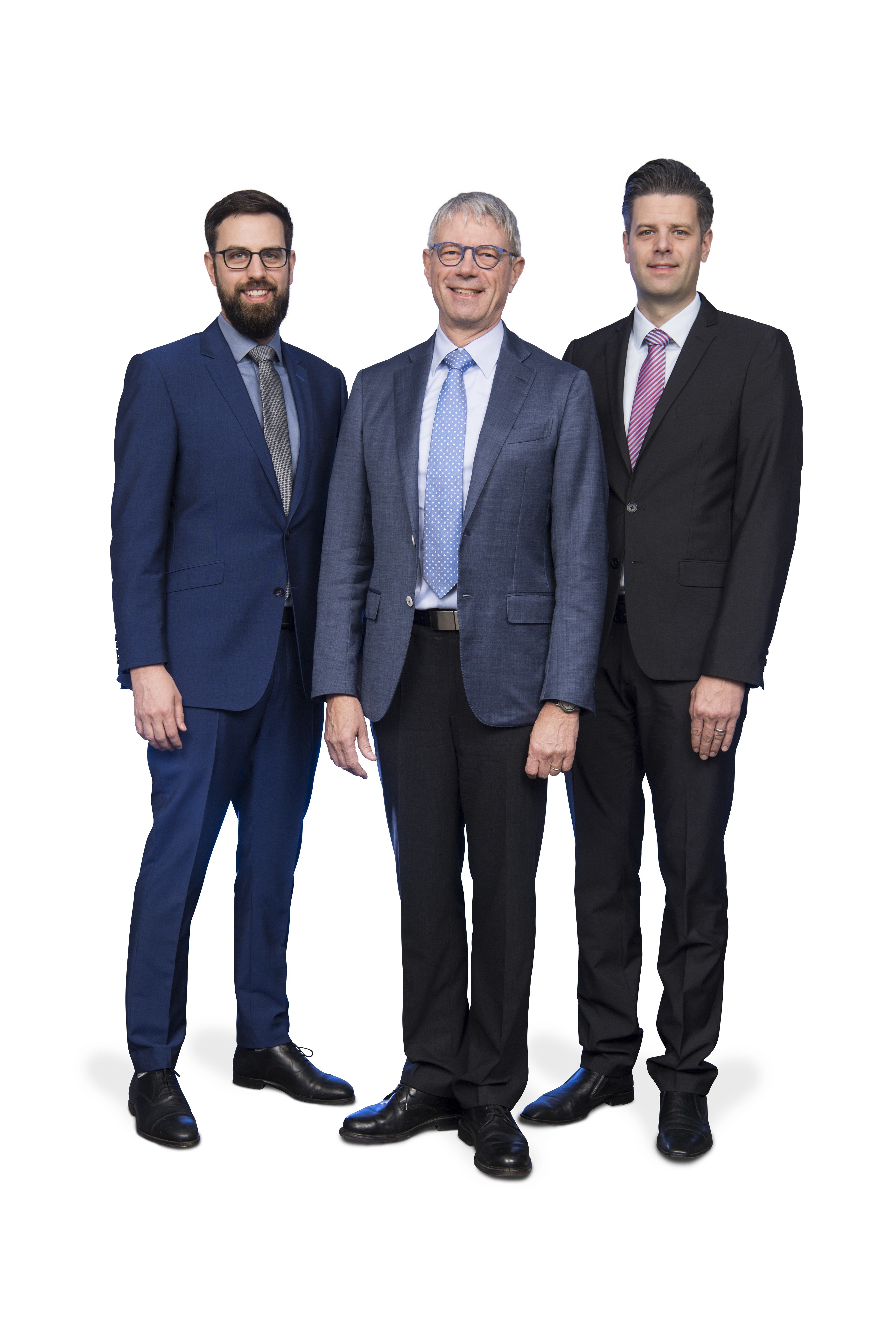 (From left) Simon Dungs, director for corporate quality management; Karl Dungs, CEO; and Daniel Dungs, chief sales officer