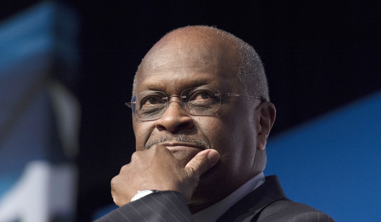Herman Cain, the former pizza chain executive who US President Donald Trump has picked for a policy seat on the Federal Reserve. File photo: AP
